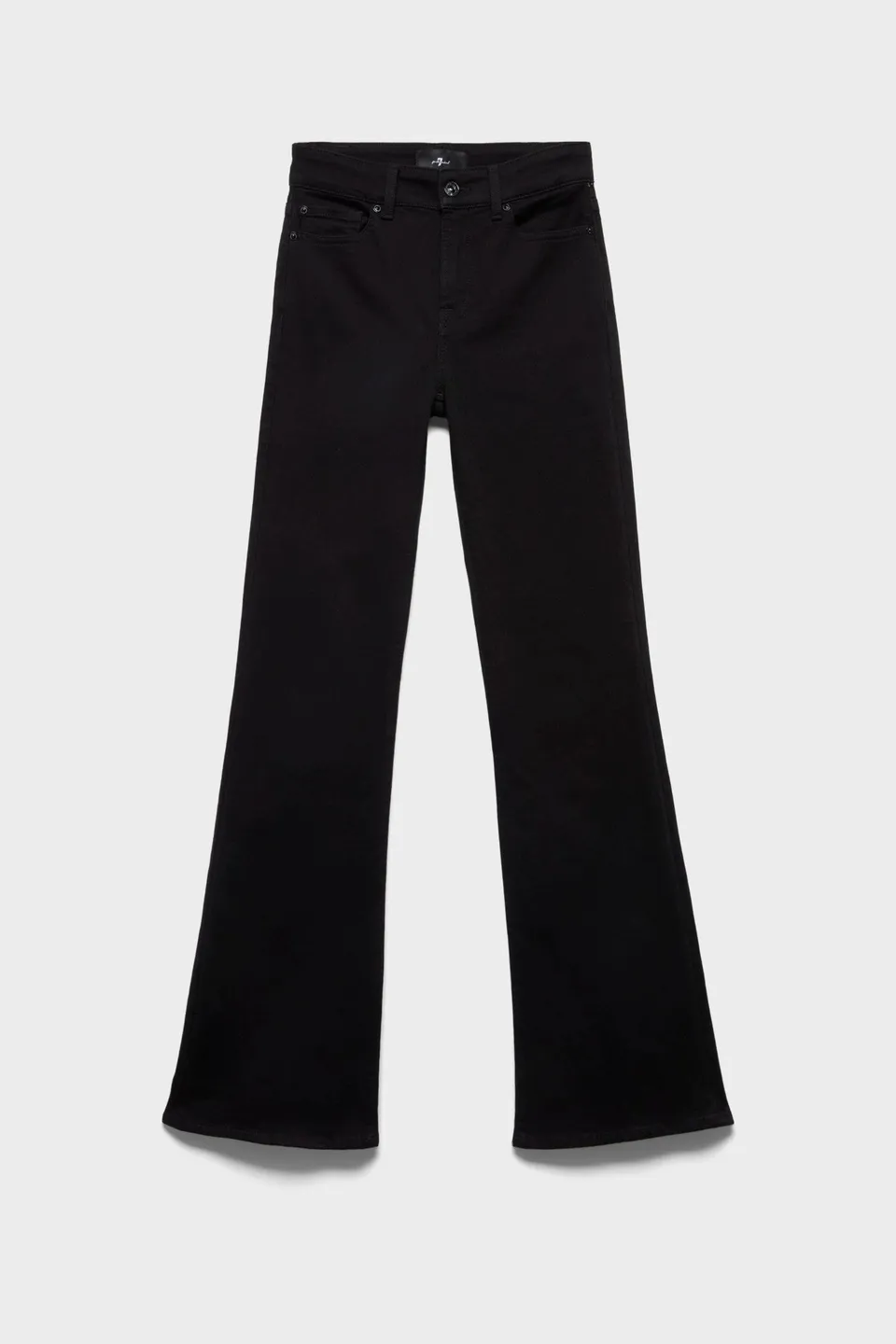 7-for-all-mankind-lisha-slim-illusion-soho-night-damen-flare-jeans-schwarz image 1