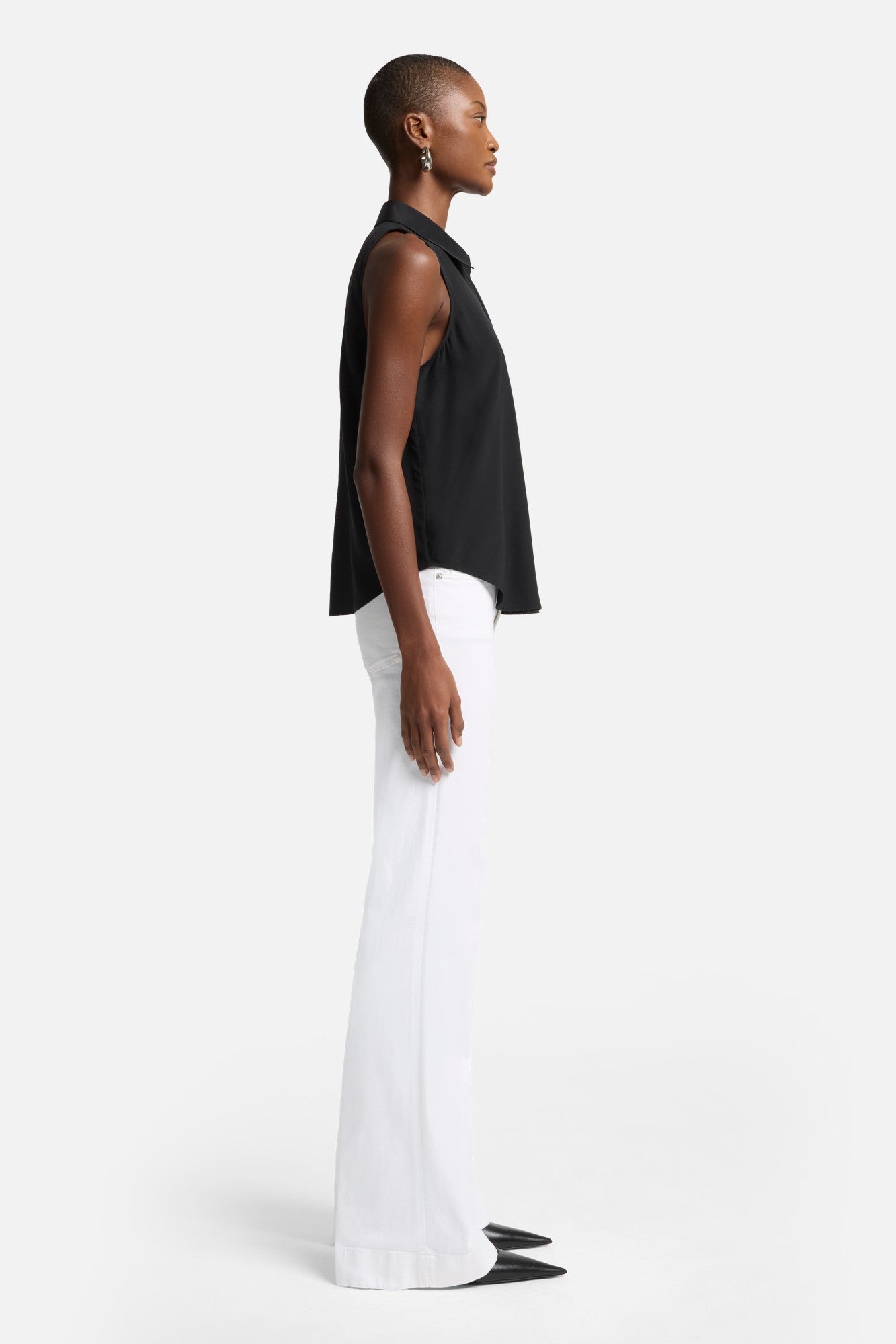 7-for-all-mankind-rmellose-seiden-bluse-schwarz image 6