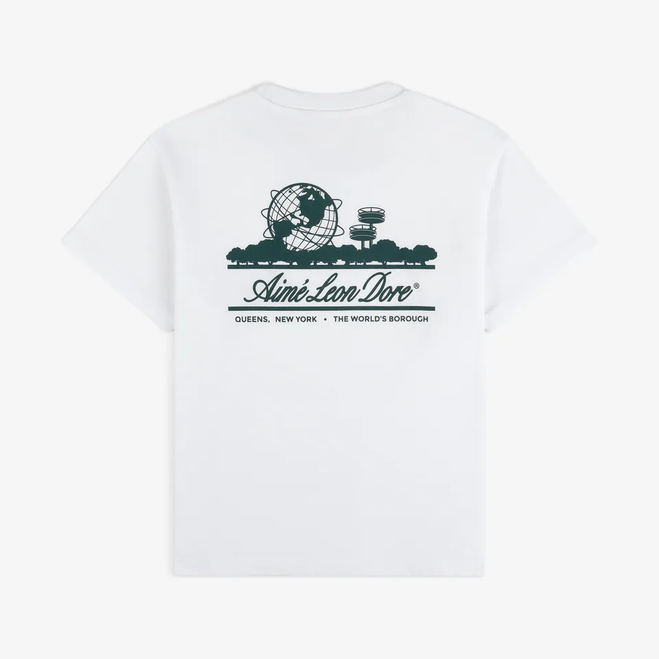aim-leon-dore-cropped-unisphere-tee-t-shirt-wei-aloe-blend-boxy image 1