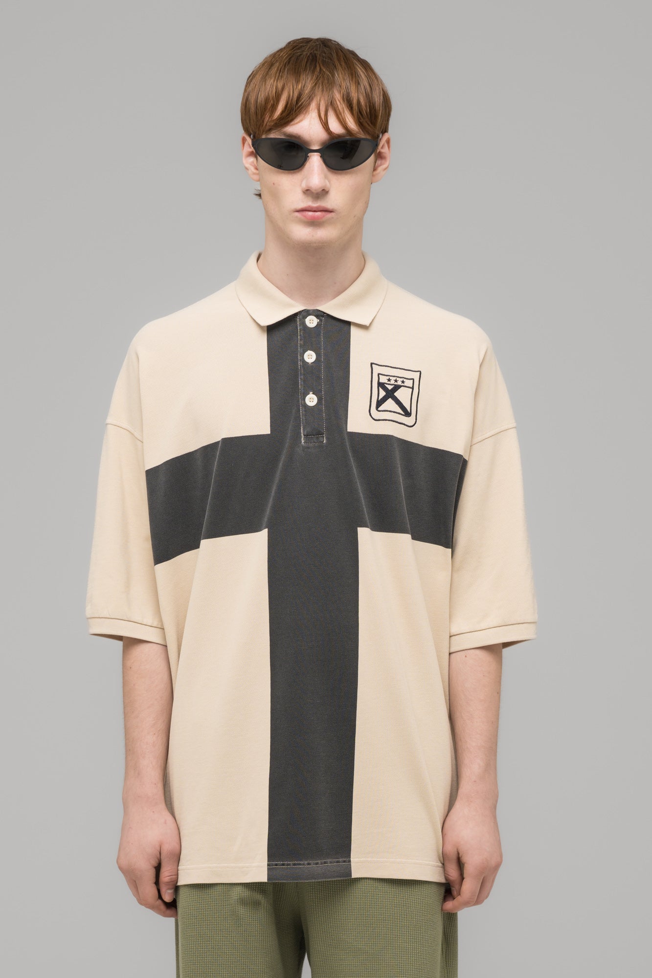 032c-fainting-cross-oversized-polo-stone-washed image 3