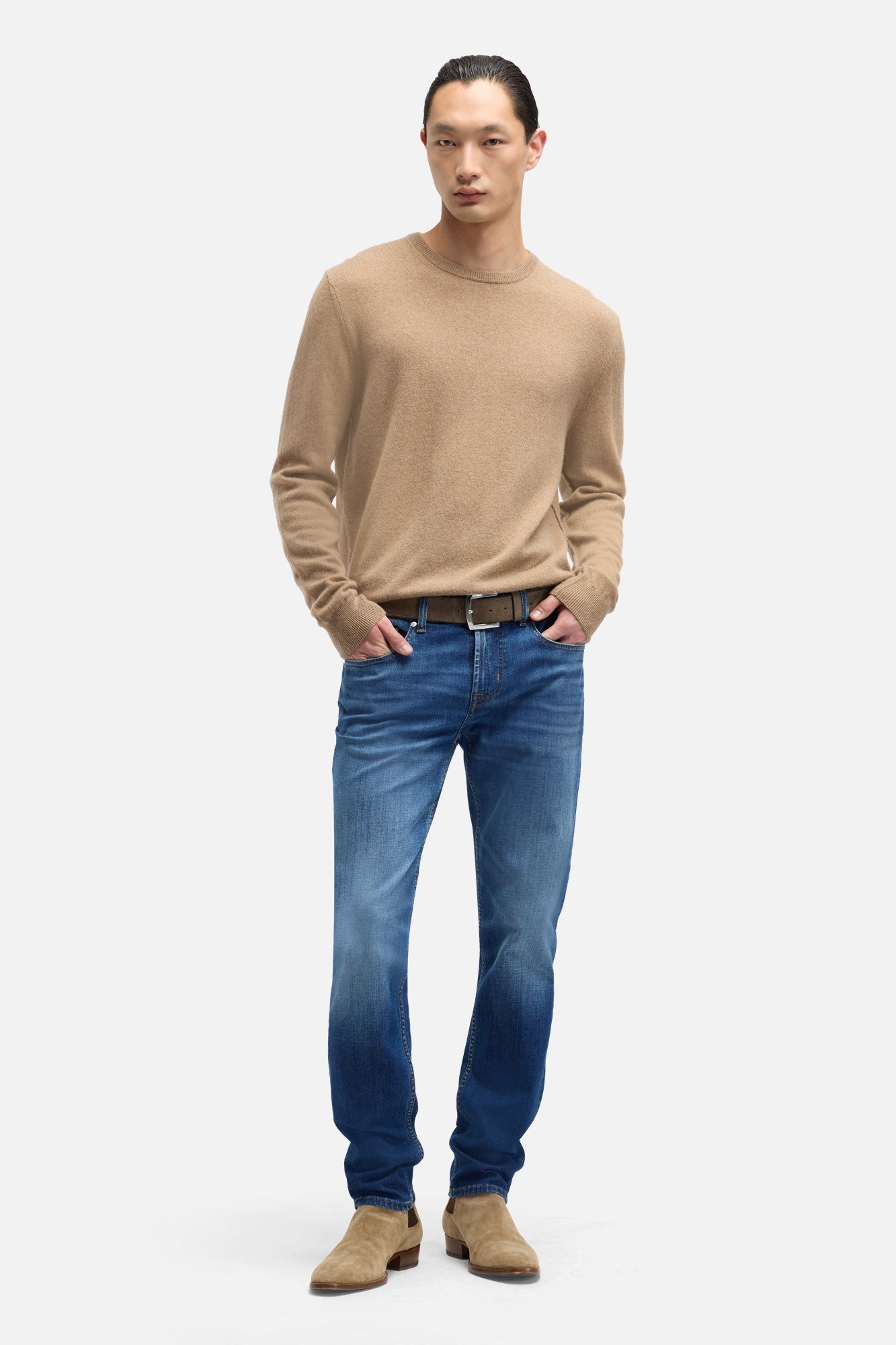 7-for-all-mankind-slimmy-tapered-herren-jeans-luxe-performance-ambition-dark-was image 2