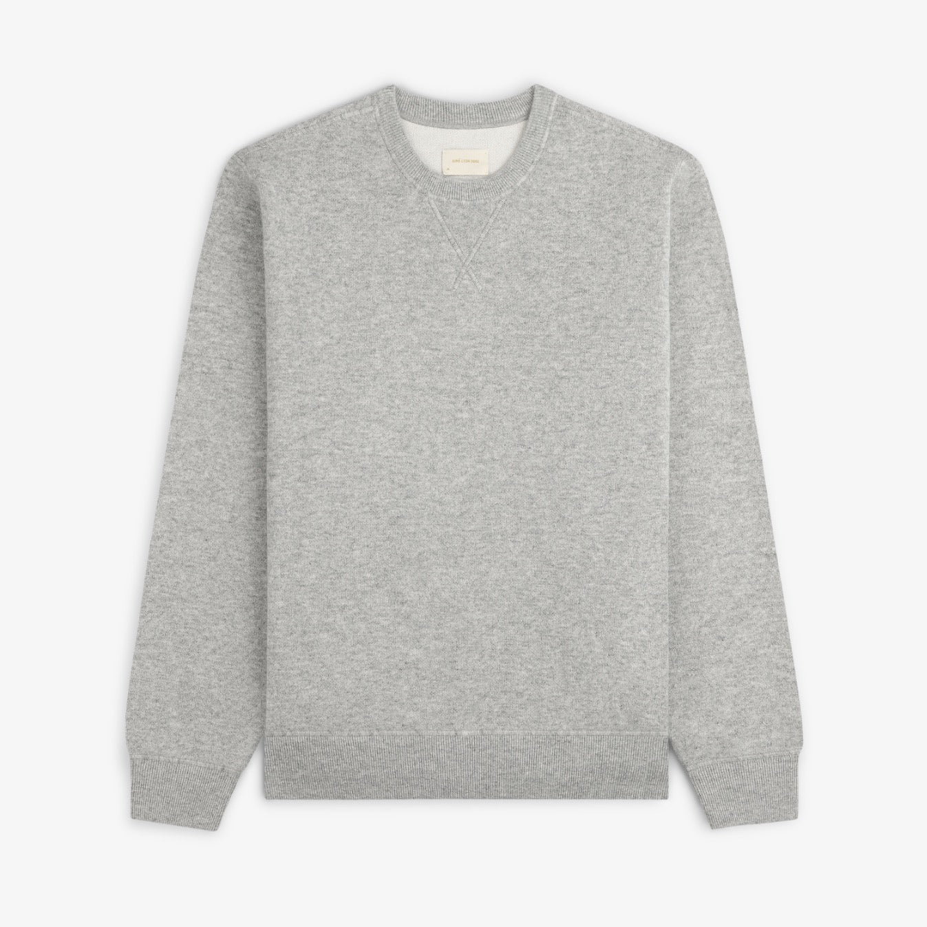 aim-leon-dore-pavilion-cashmere-crewneck-sweatshirt-grau image 1