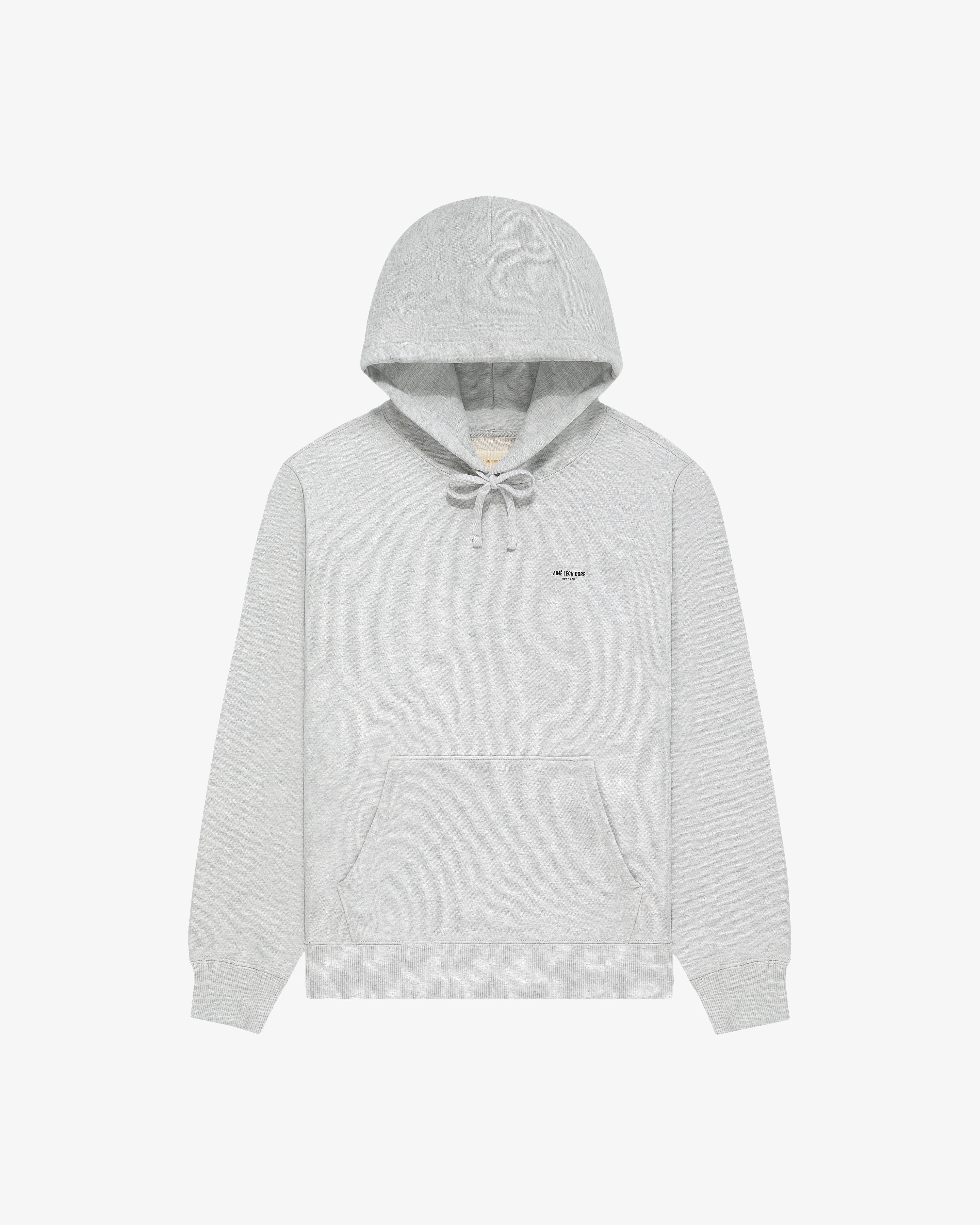 aim-leon-dore-micro-logo-hoodie-grey image 2