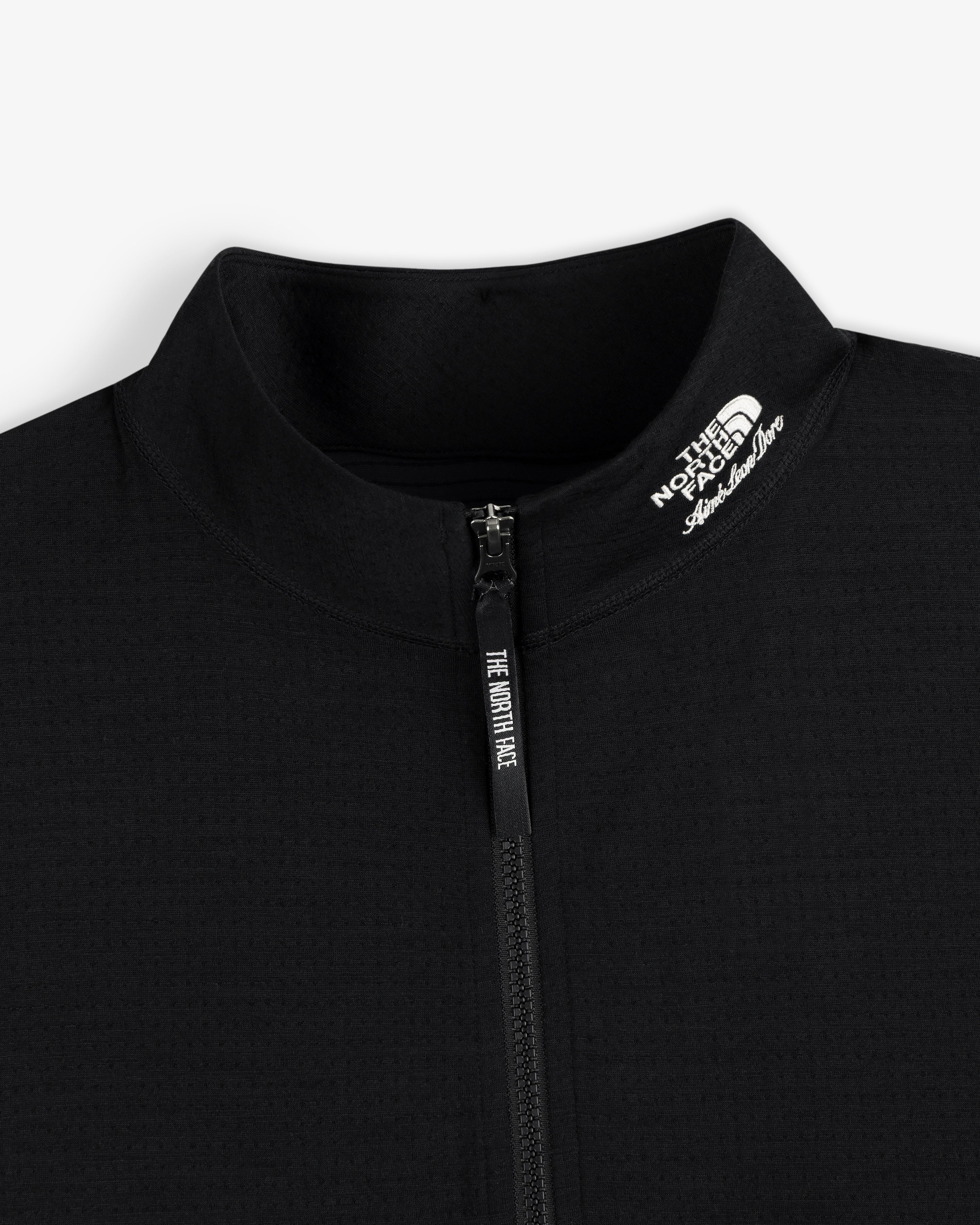 ald-the-north-face-dotknit-wool-quarter-zip-schwarz image 4