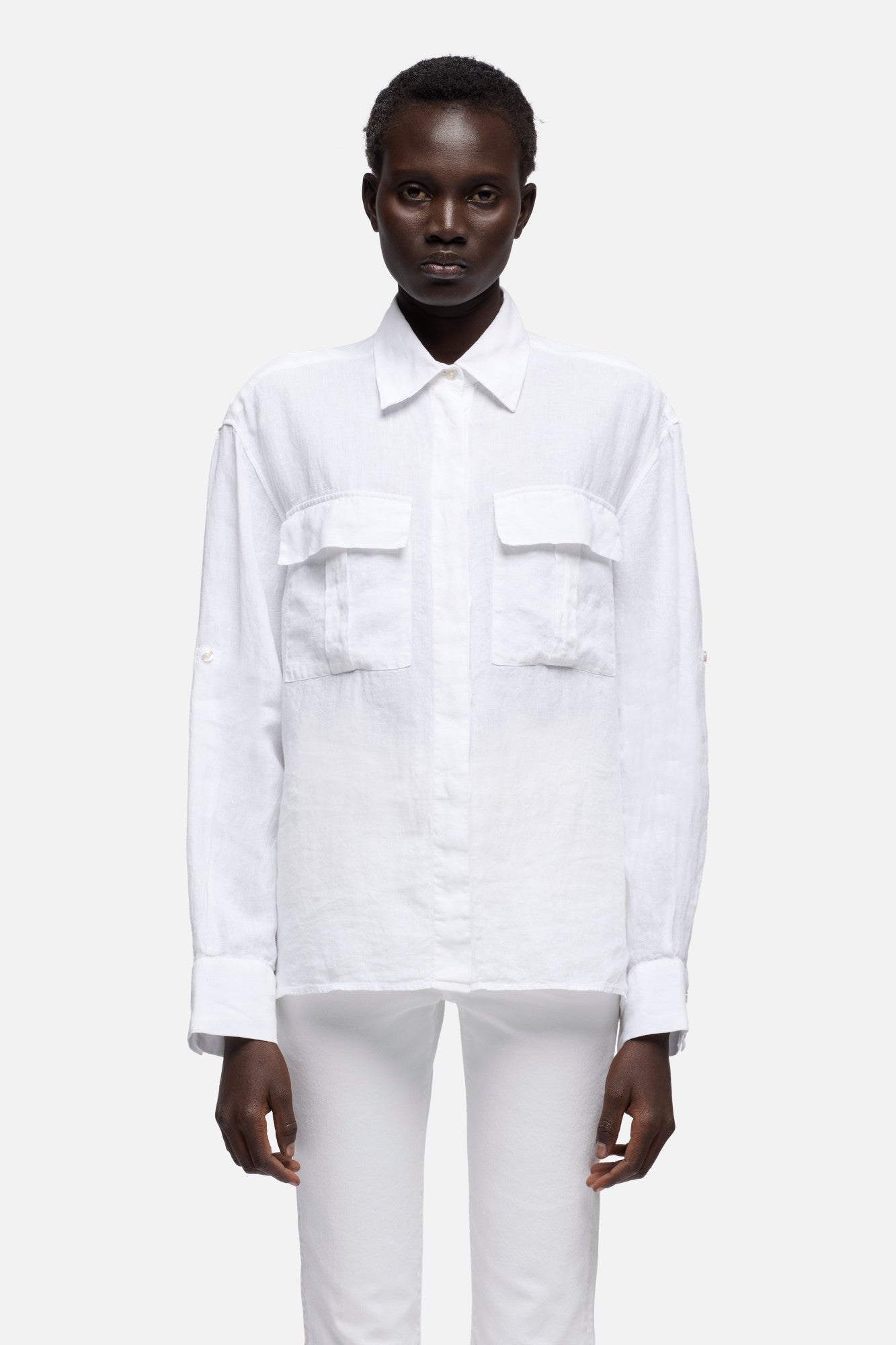 7-for-all-mankind-utility-long-sleeve-hemd-in-linen-white image 3