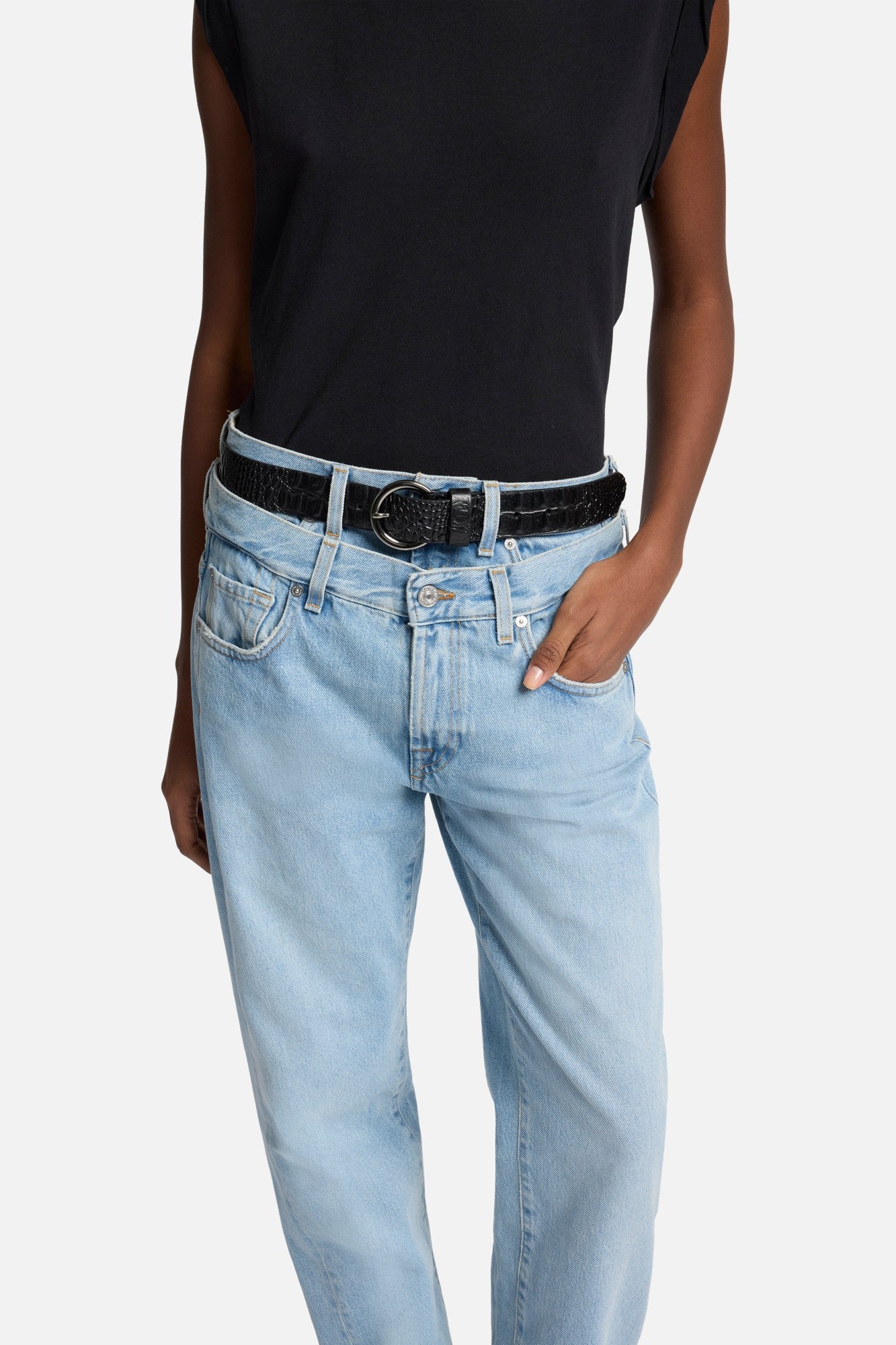 7-for-all-mankind-cocco-croc-g-rtel-italienisches-leder-in-schwarz image 2