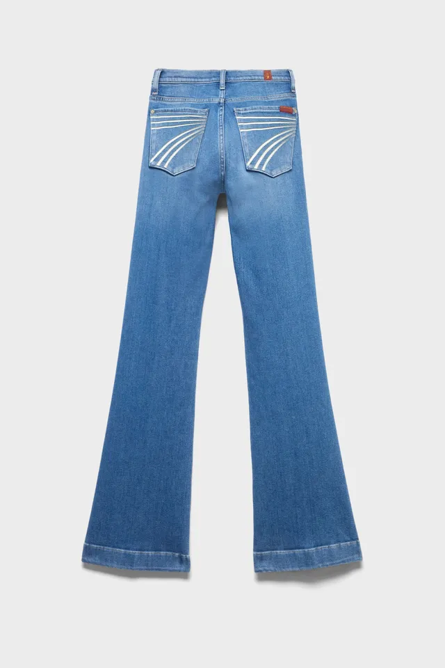 7-for-all-mankind-dojo-flare-jeans-slim-illusion-marine-damen image 1