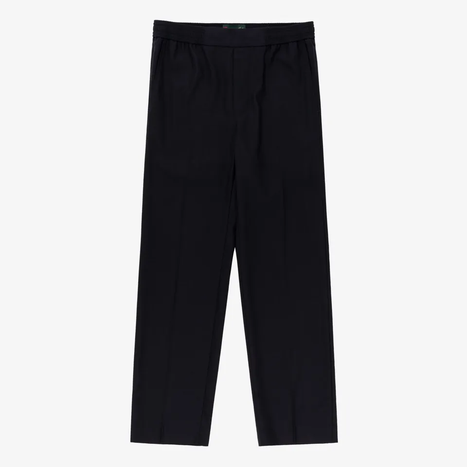aim-leon-dore-tropical-wool-anzughose-navy-elastic-waist-100-wolle image 1