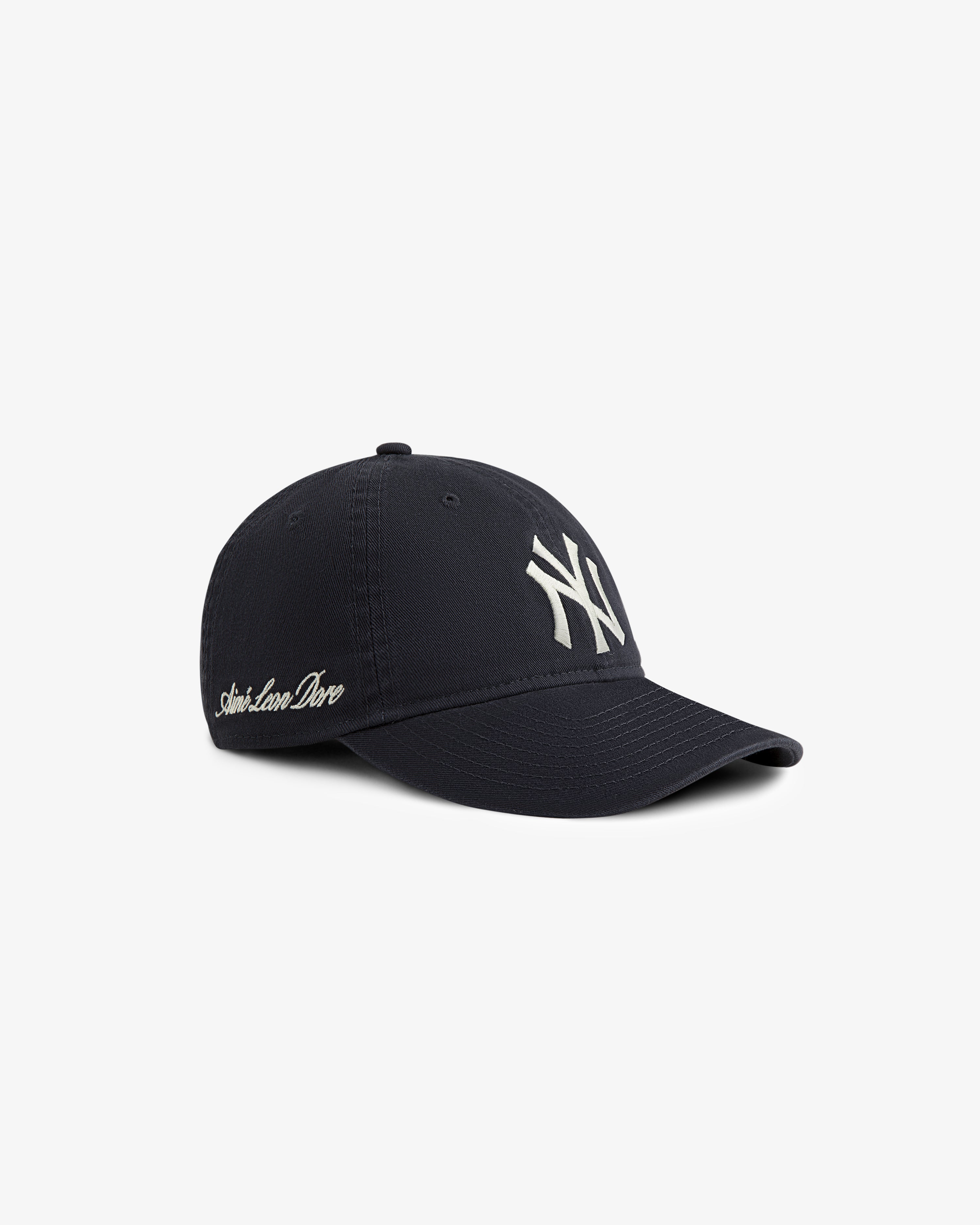 aim-leon-dore-x-new-era-yankees-ballpark-hat-navy-strapback-cap image 3