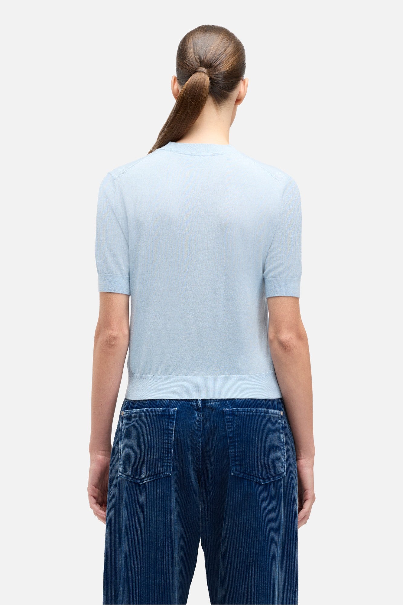 7-for-all-mankind-wool-short-sleeve-sweater-cielo-kurzarm-pullover image 5