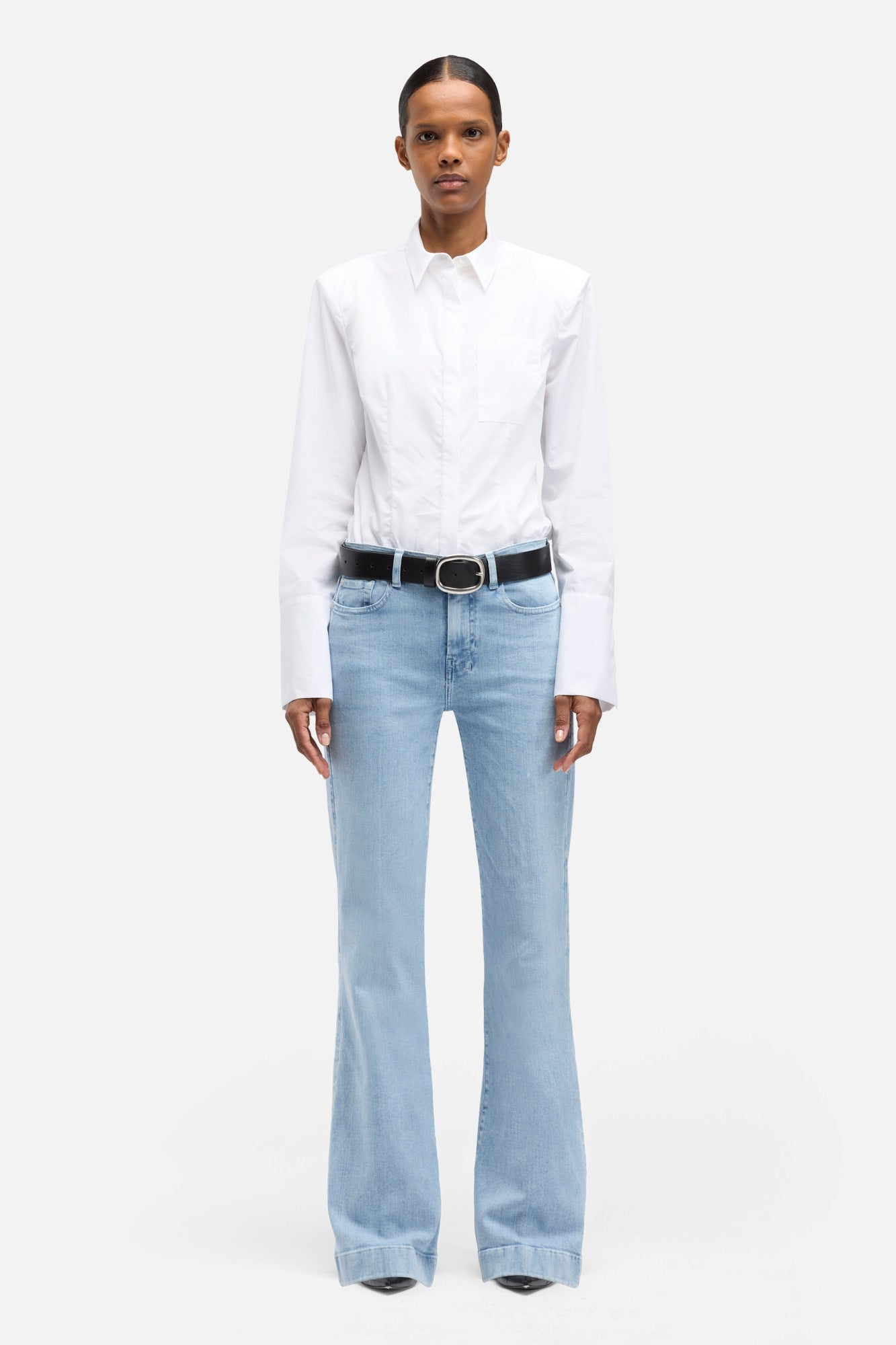 7-for-all-mankind-slim-illusion-tailorless-dojo-jeans-olina-damen-flare image 2