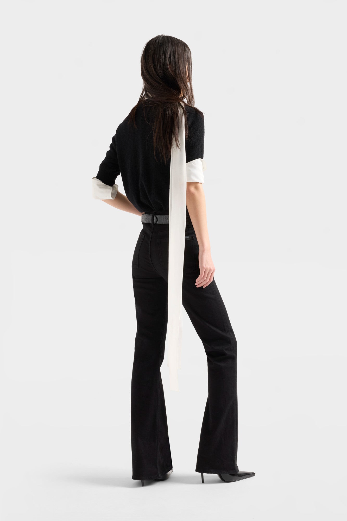 7-for-all-mankind-crewneck-pointelle-sweater-cashmere-coal image 5