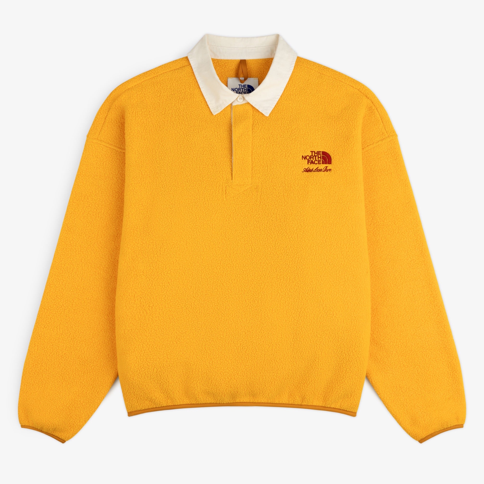 aim-leon-dore-x-the-north-face-fleece-rugby-gold image 1