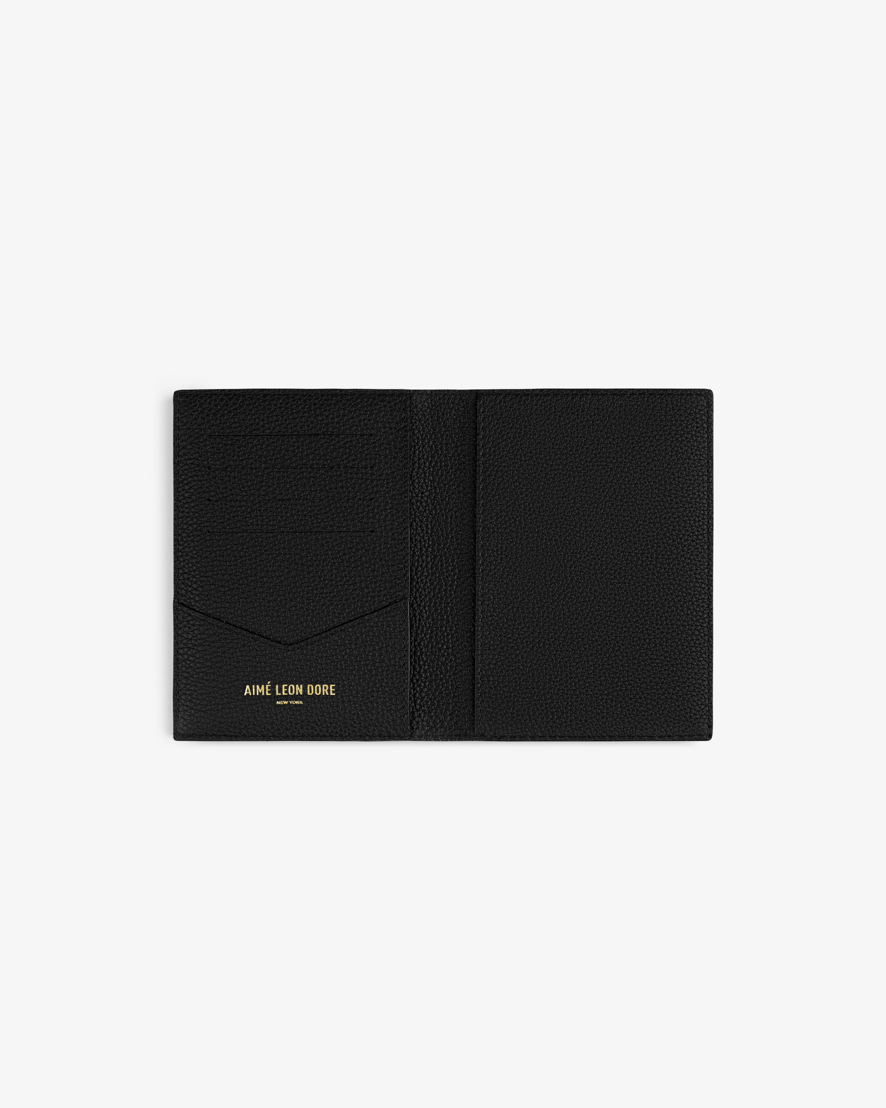 aim-leon-dore-leather-passport-holder-reisepassh-lle-schwarz image 4