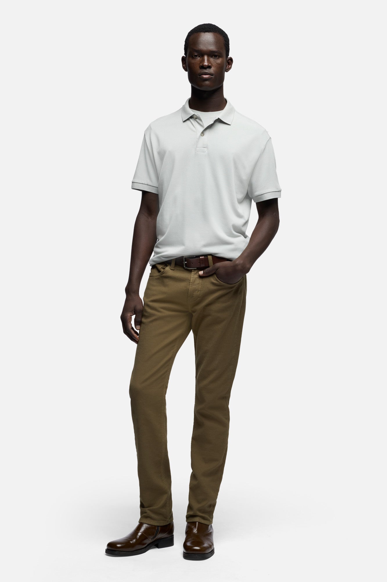 7-for-all-mankind-short-sleeve-polo-herren-lyocell-dusty-blue image 2
