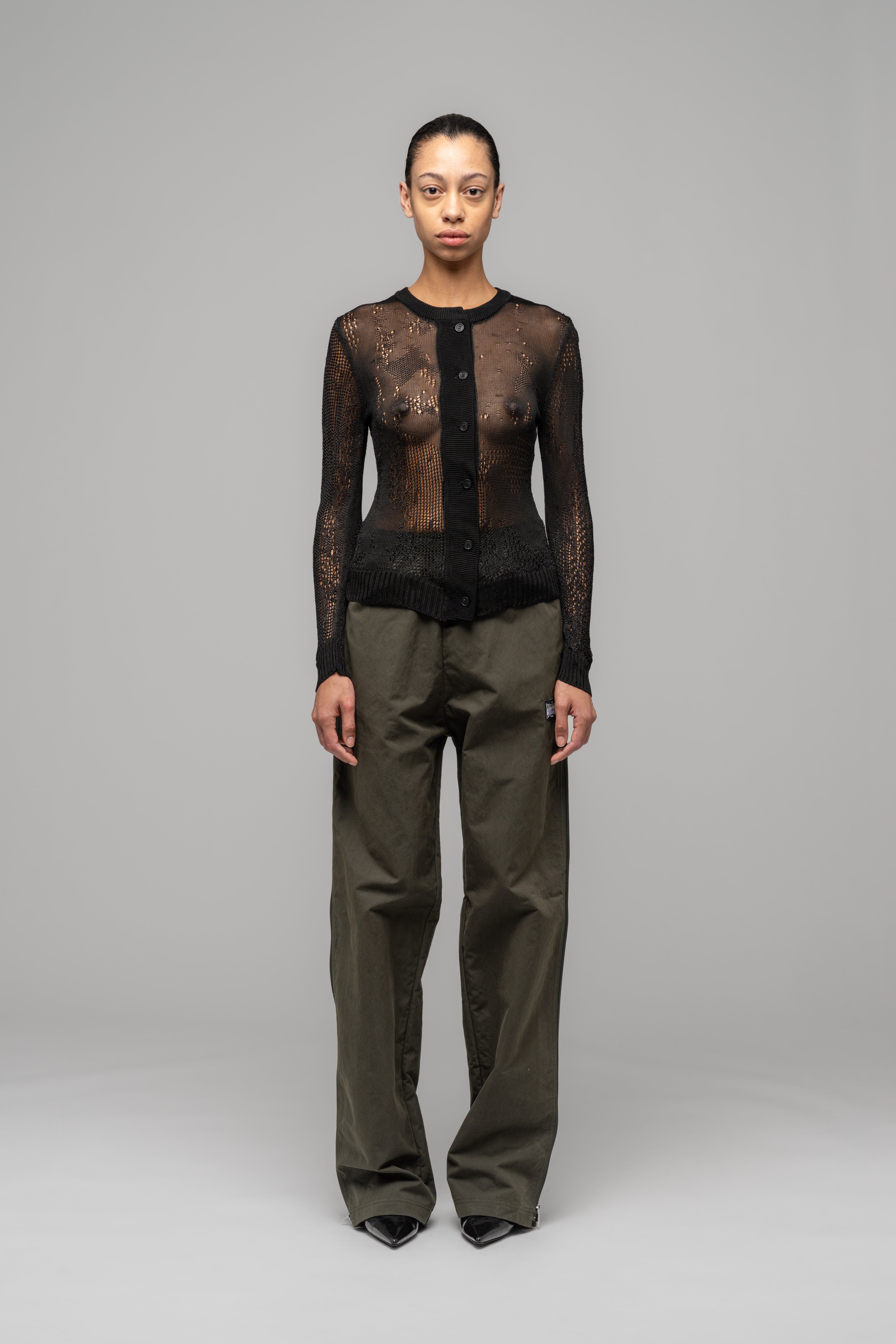 032c-fractured-cardigan-slim-fit-strick-lace-viskose image 1