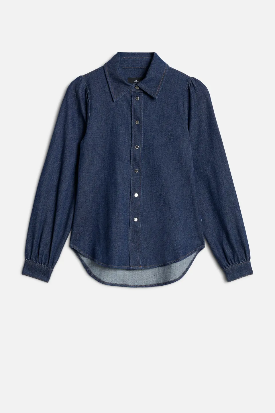7-for-all-mankind-puff-sleeve-shirt-weightless-denim-halona image 1