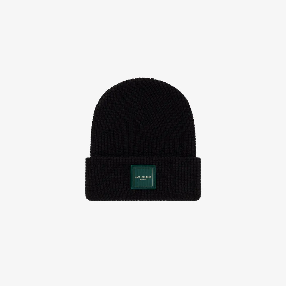 aim-leon-dore-caf-leon-dore-beanie-schwarz-one-size image 1