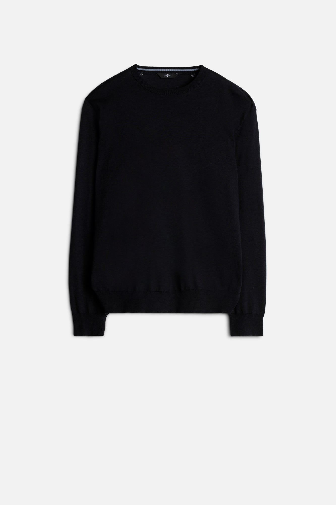 7-for-all-mankind-classic-cotton-long-sleeve-sweater-herren-navy image 1