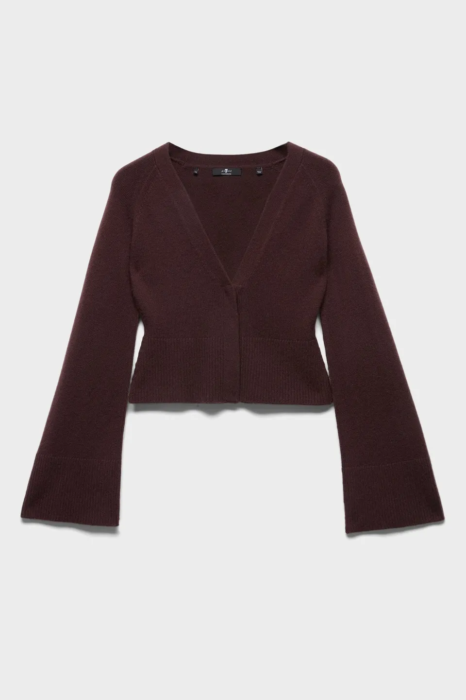 7-for-all-mankind-large-rib-cardigan-damen-cashmere-coffee-bean image 1