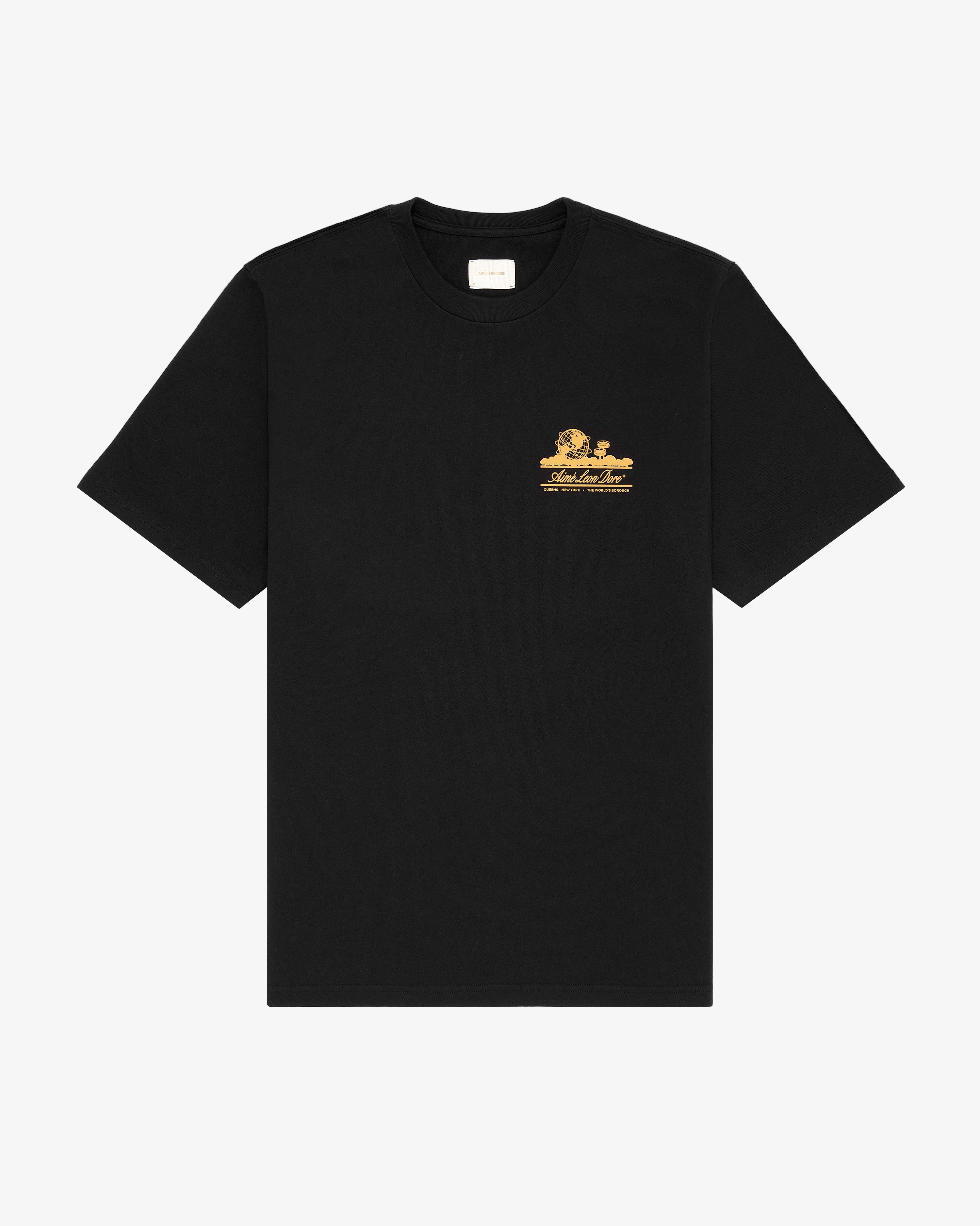 aim-leon-dore-unisphere-tee-schwarz image 5