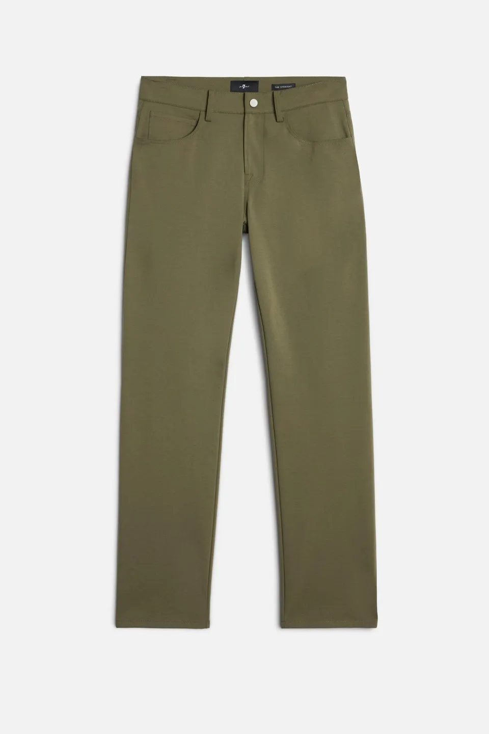 7-for-all-mankind-luxe-performance-knit-the-straight-hose-in-army image 1
