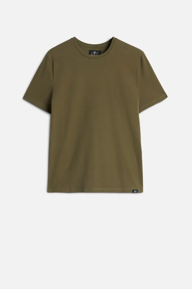 7-for-all-mankind-luxe-performance-t-shirt-army-herren image 1