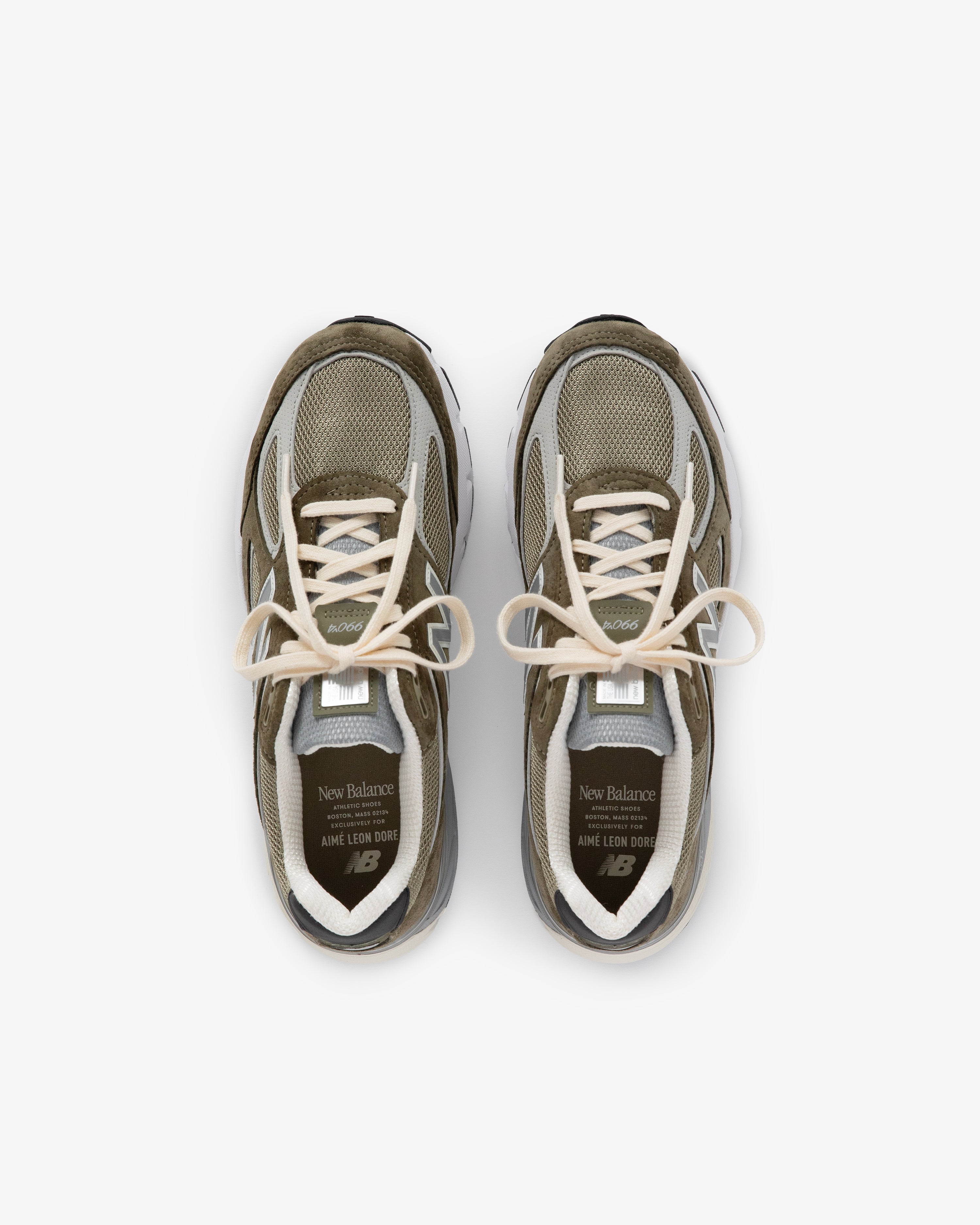 aim-leon-dore-ald-new-balance-990v4-olive-made-in-usa image 4