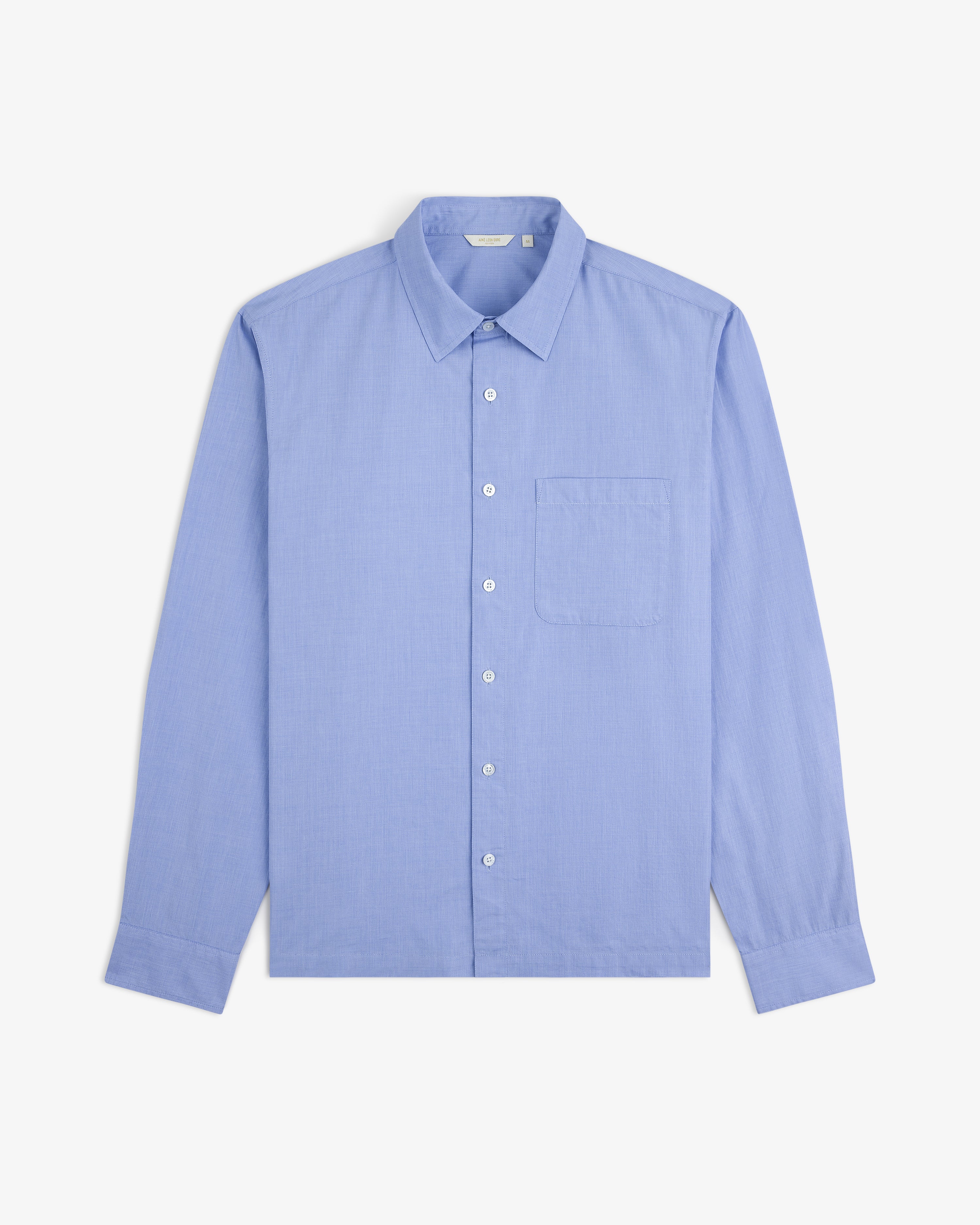 aim-leon-dore-poplin-casual-shirt-blau image 2