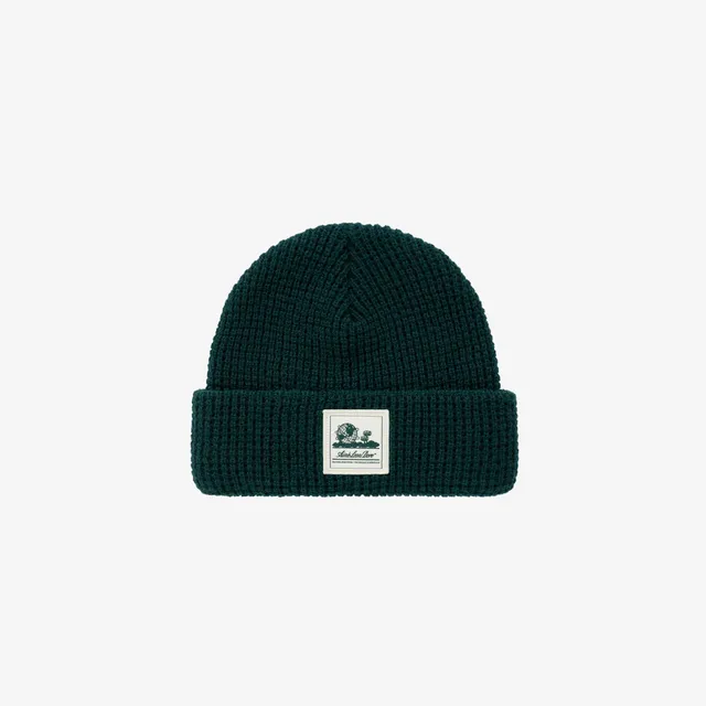 aim-leon-dore-waffle-knit-beanie-m-tze-gr-n image 1
