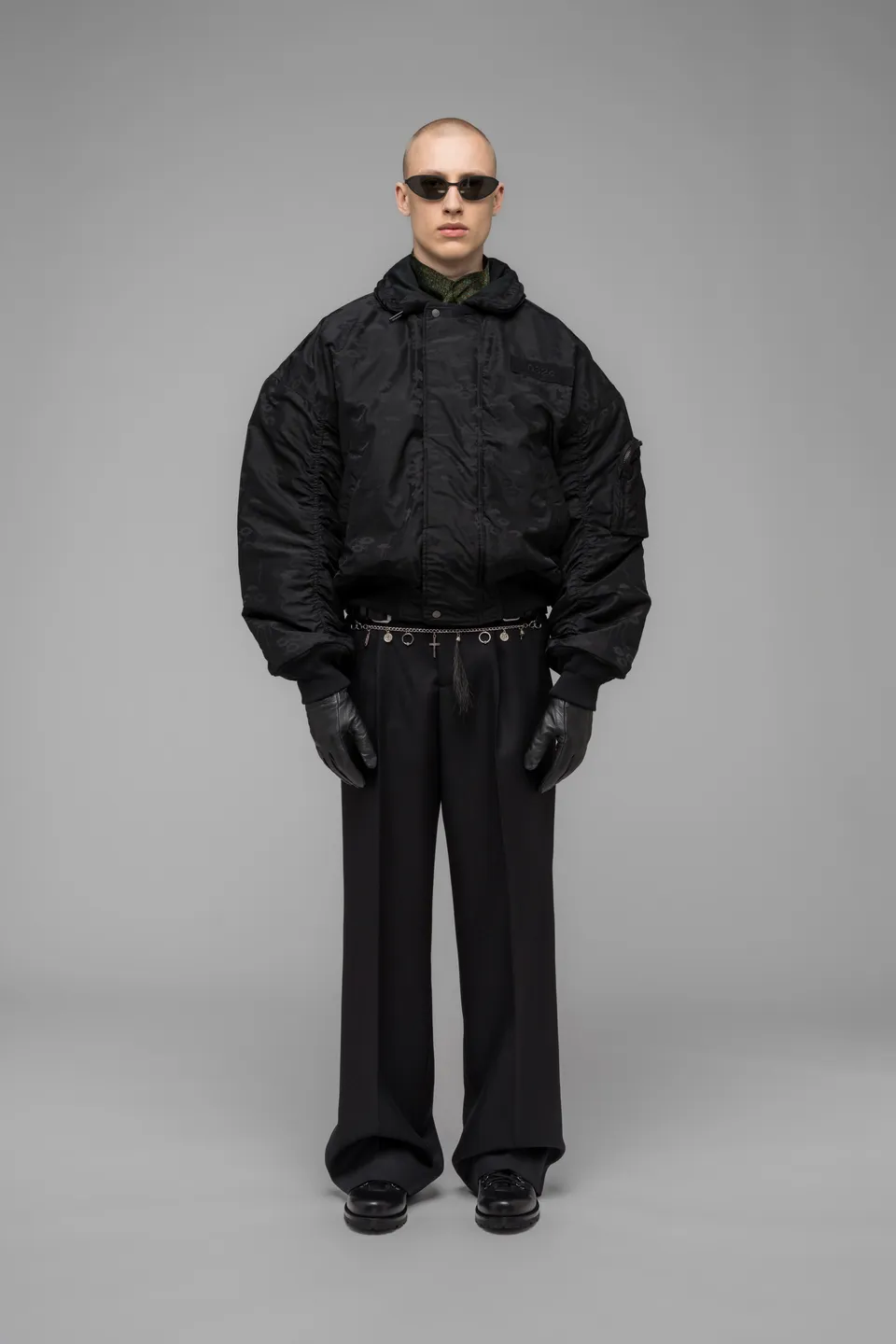 032c-melting-daisies-bomberjacke-herren-relaxed-fit image 1