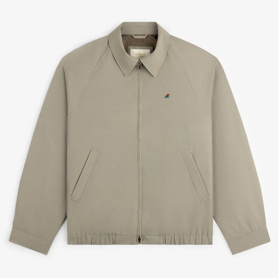 aim-leon-dore-crest-casual-jacke-taupe-cotton-nylon image 1
