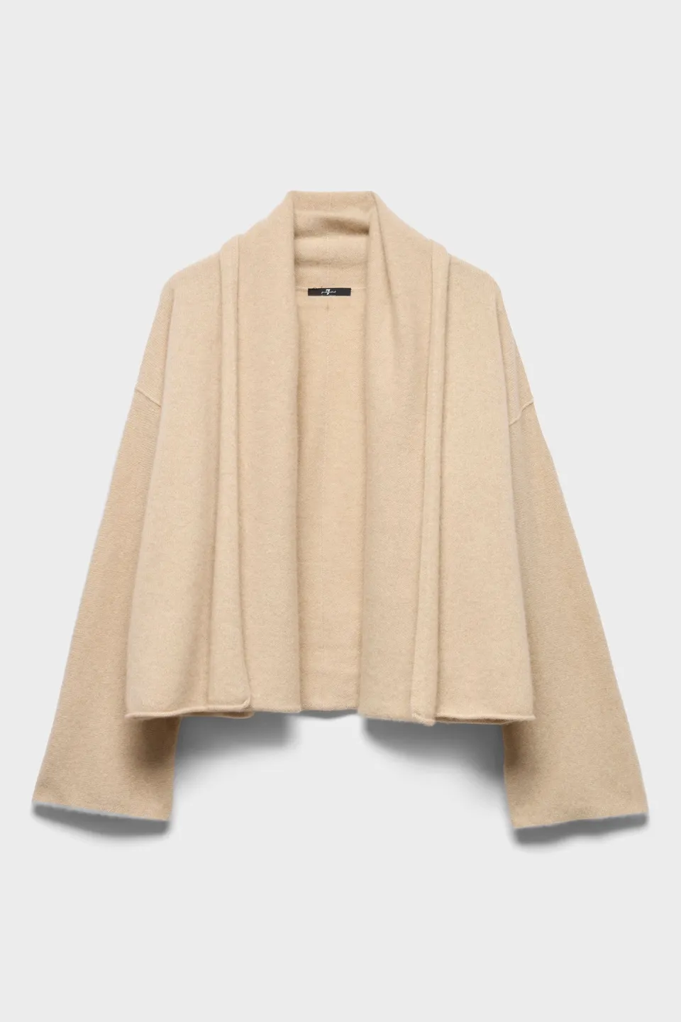 7-for-all-mankind-shawl-cardigan-kaschmir-cardigan-birch image 1