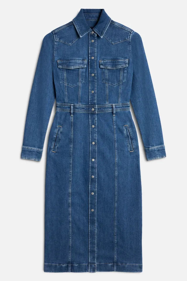 7-for-all-mankind-left-hand-luxe-kleid-missy-damen image 1