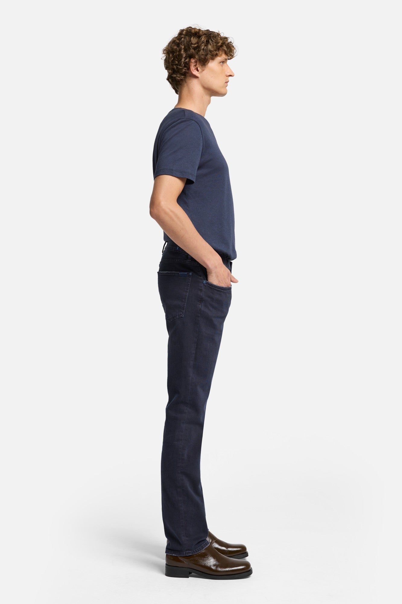 7-for-all-mankind-left-hand-slimmy-slim-jeans-navy image 6