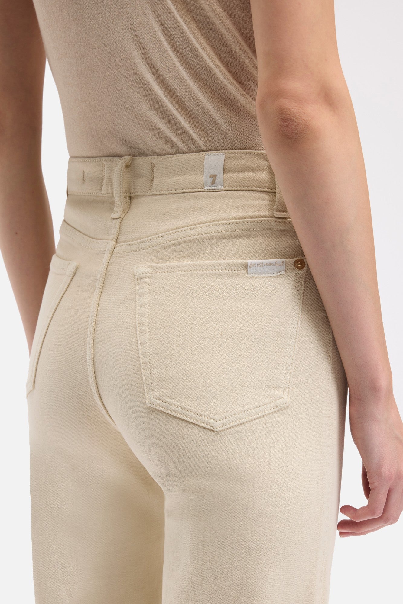 7-for-all-mankind-tailorless-luxe-vintage-modern-dojo-oatmeal-damen-flare-jeans image 4