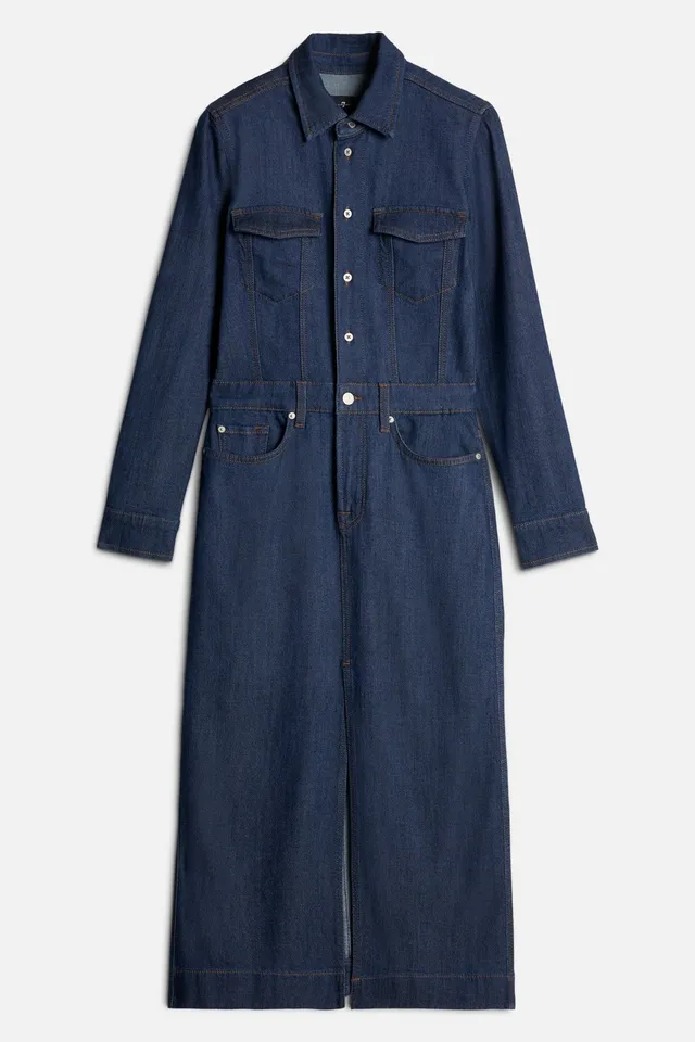 7-for-all-mankind-weightless-denim-maxikleid-halona-damen image 1
