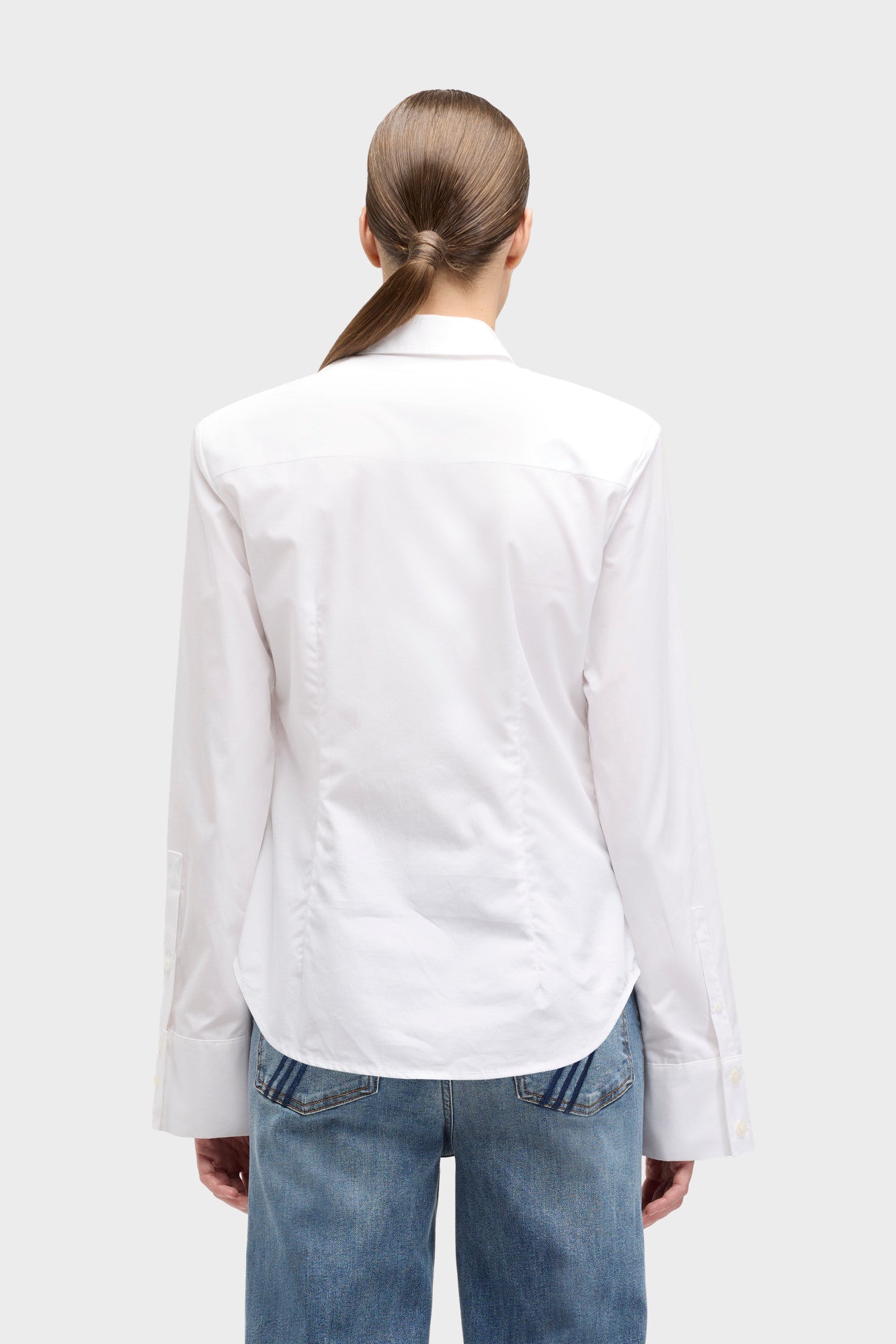 7-for-all-mankind-poplin-fitted-shirt-white-damen image 5