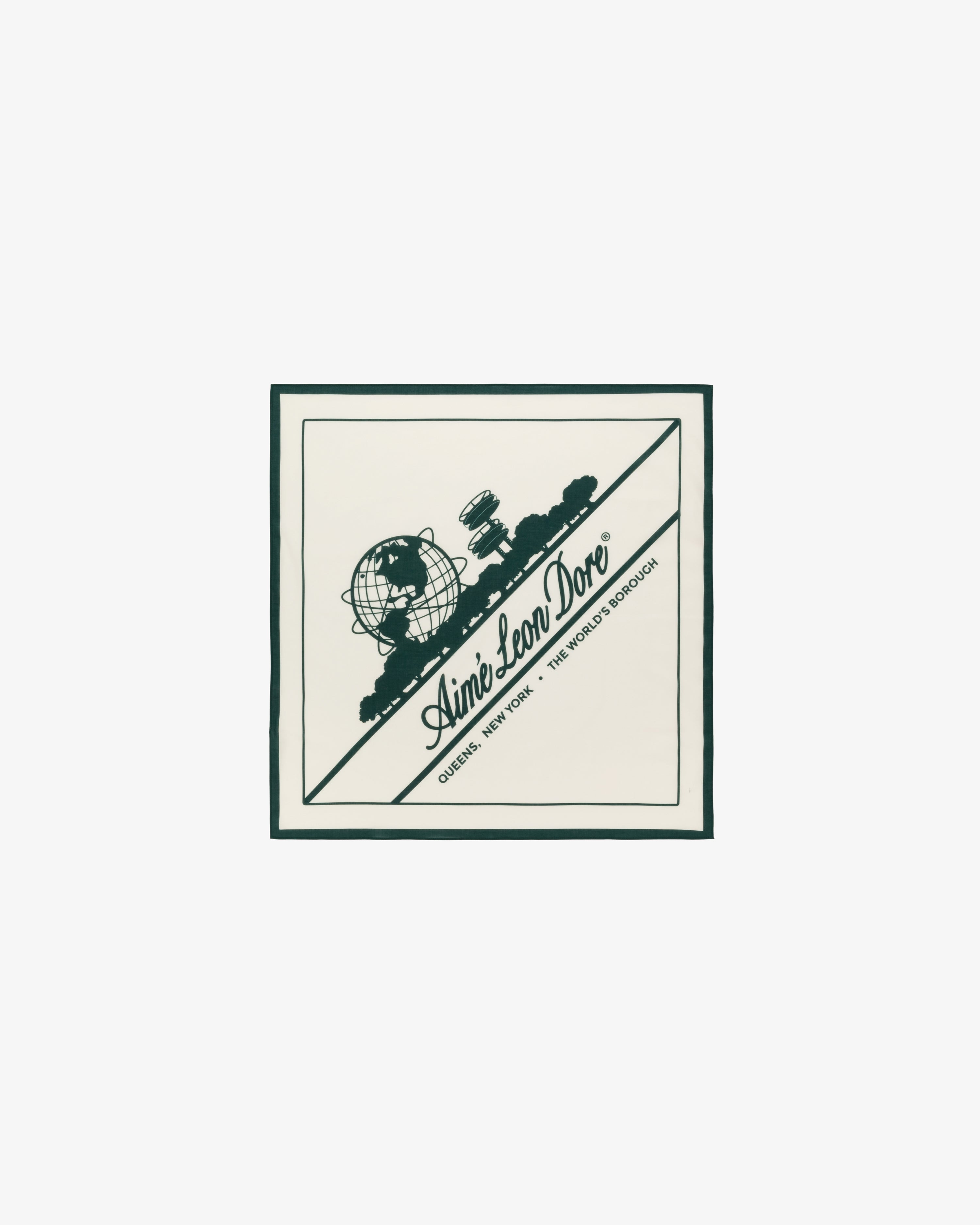 aim-leon-dore-unisphere-bandana-tuch-wei-gr-n image 2