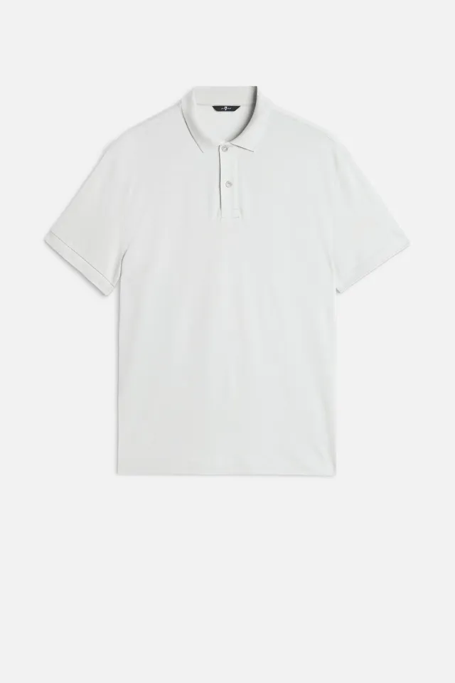 7-for-all-mankind-short-sleeve-polo-lyocell-white-herren-polo image 1
