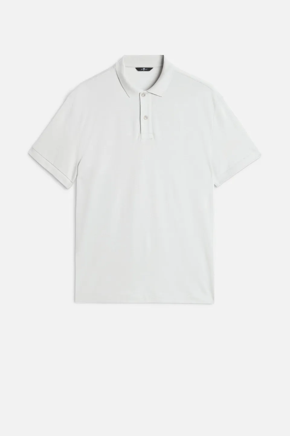 7-for-all-mankind-short-sleeve-polo-lyocell-white-herren-polo image 1