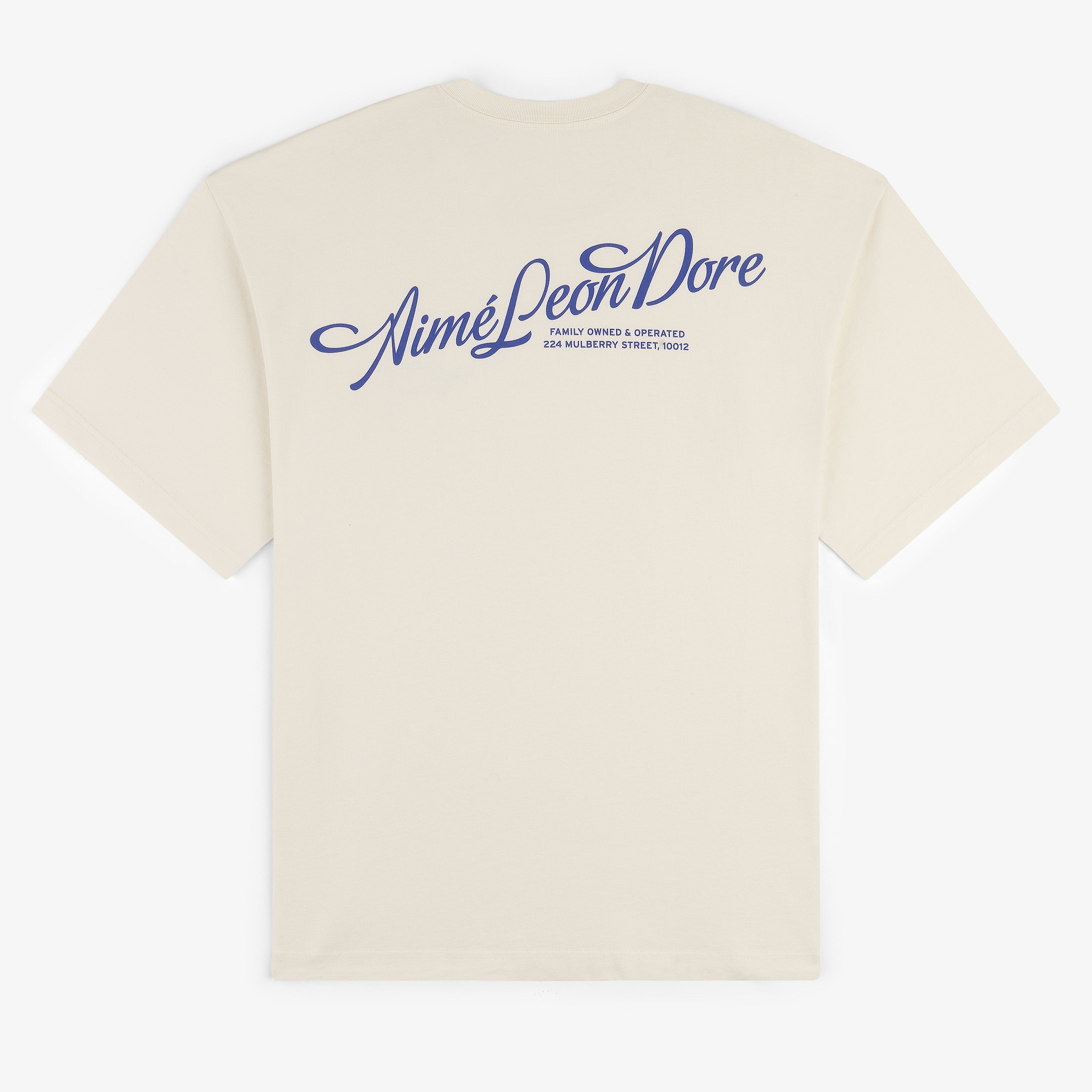 aim-leon-dore-pappo-s-logo-t-shirt-cream-boxy-fit-245-gsm image 1