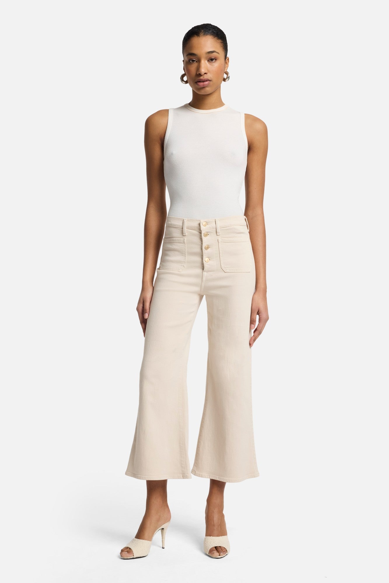 7-for-all-mankind-luxe-vintage-ultra-high-rise-cropped-jean-creme image 2