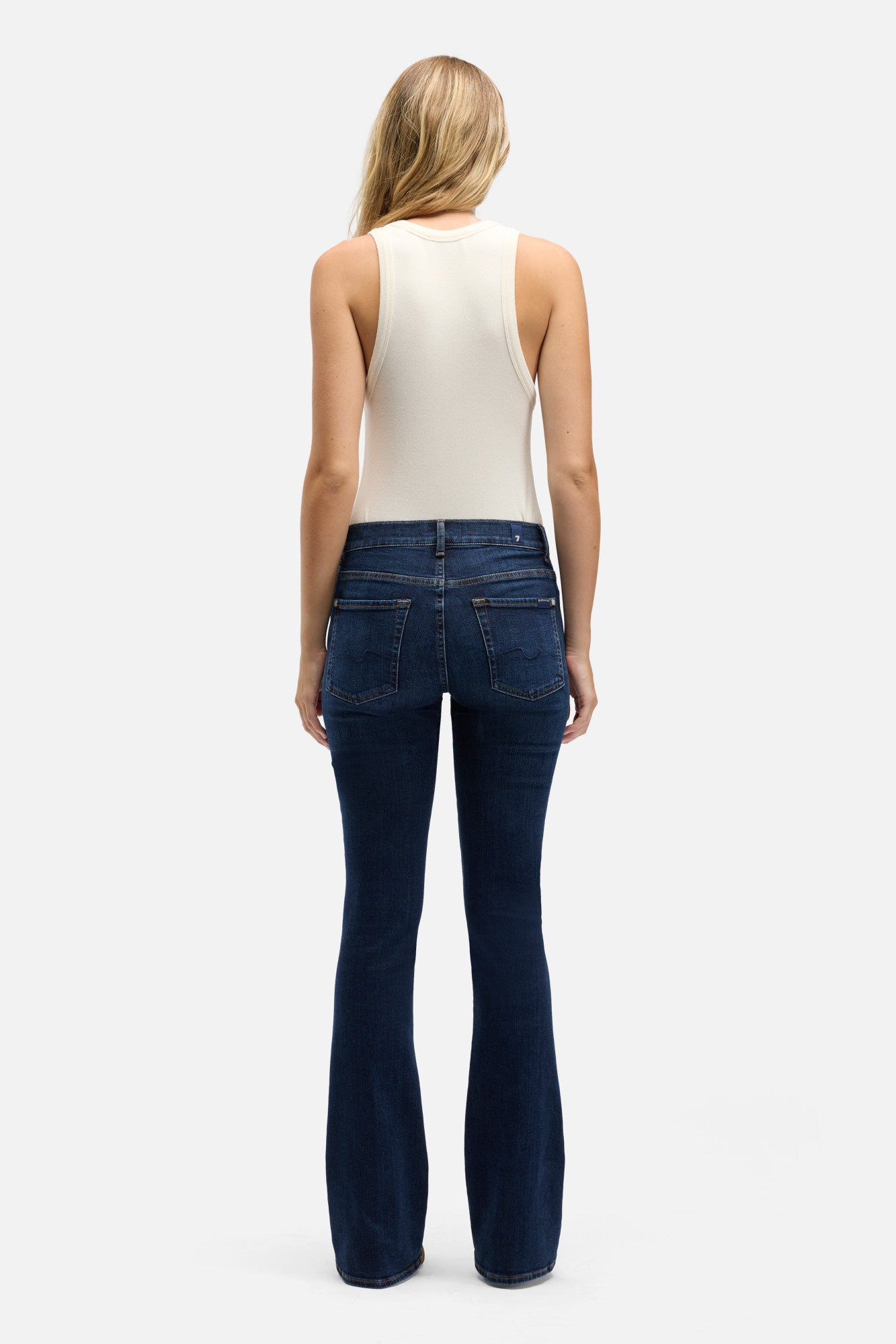 7-for-all-mankind-bootcut-jeans-damen-slim-illusion-midnight-fade image 5