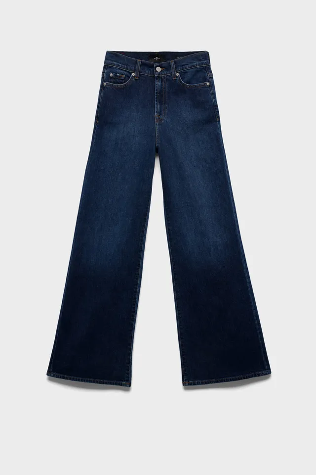 7-for-all-mankind-tailorless-lotta-wide-leg-jeans-damen-indiglow-dunkelblau image 1