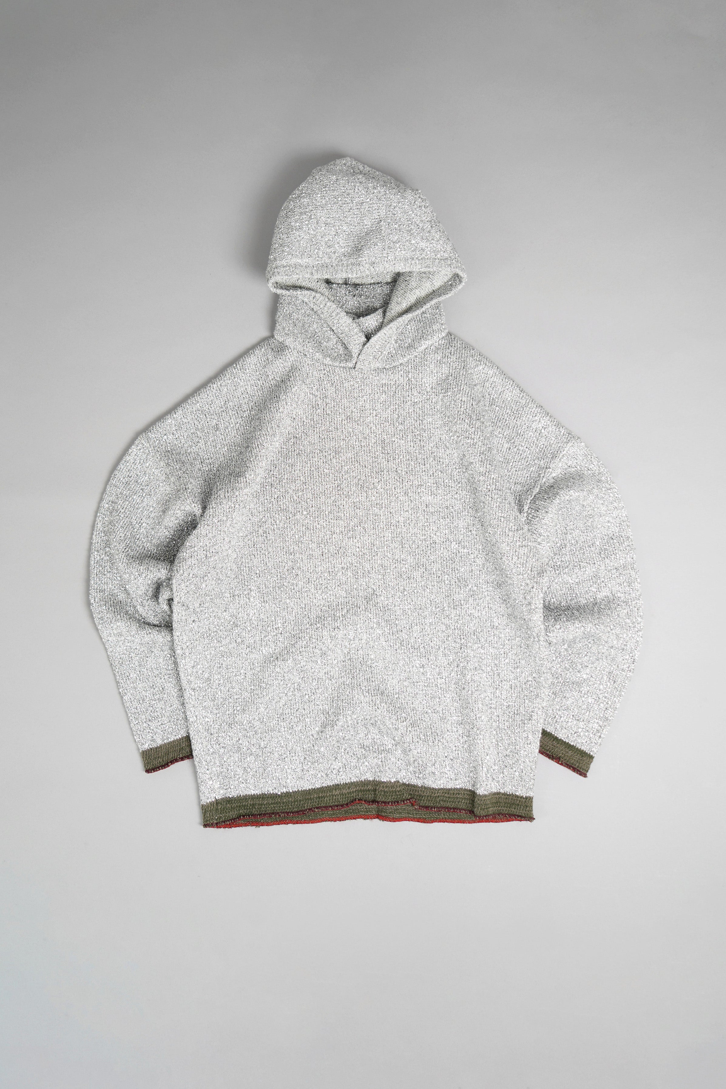 032c-metallica-knit-hoodie-damen-strickhoodie-metallic-garn image 2