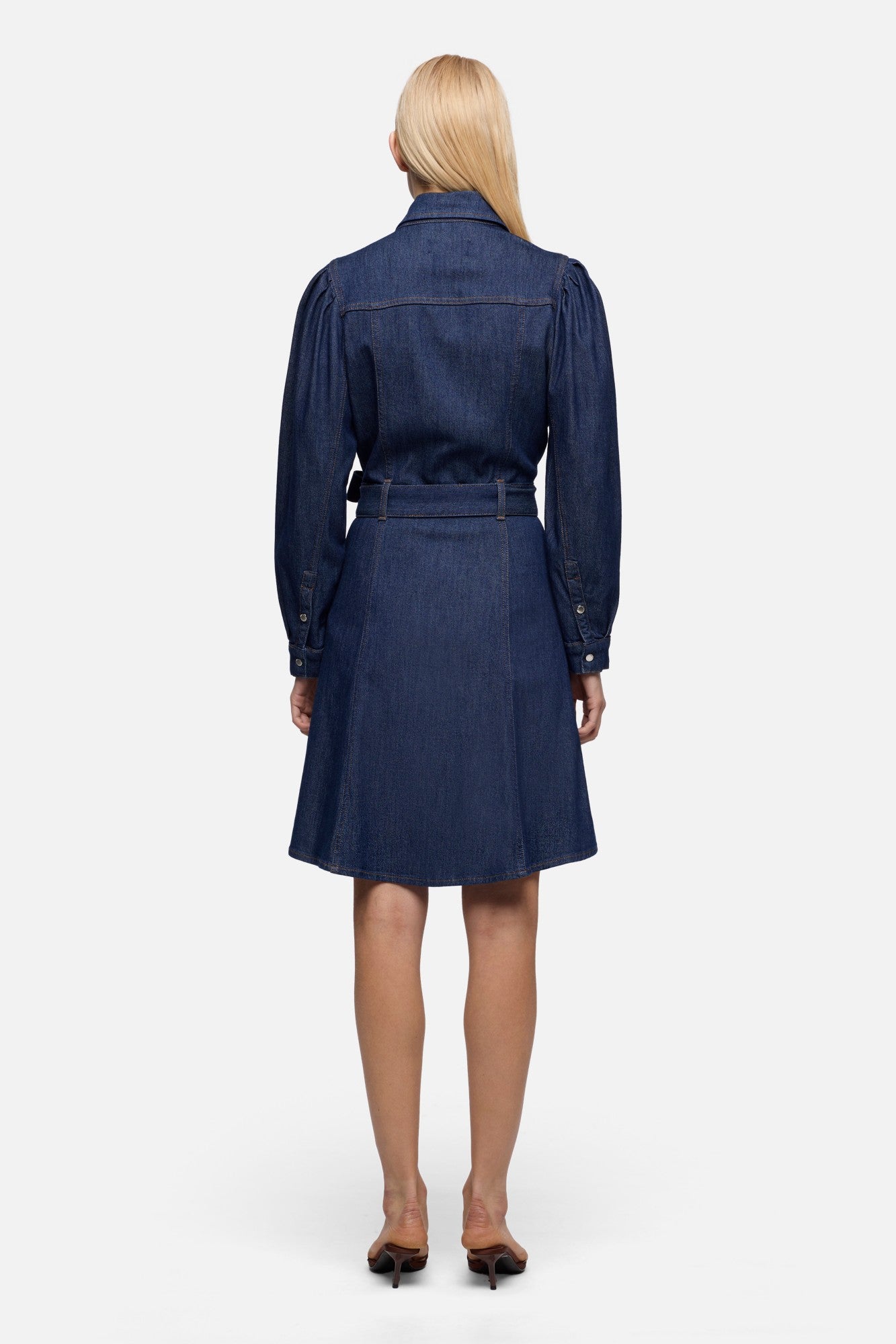 7-for-all-mankind-puff-sleeve-mini-kleid-weightless-denim-halona image 5