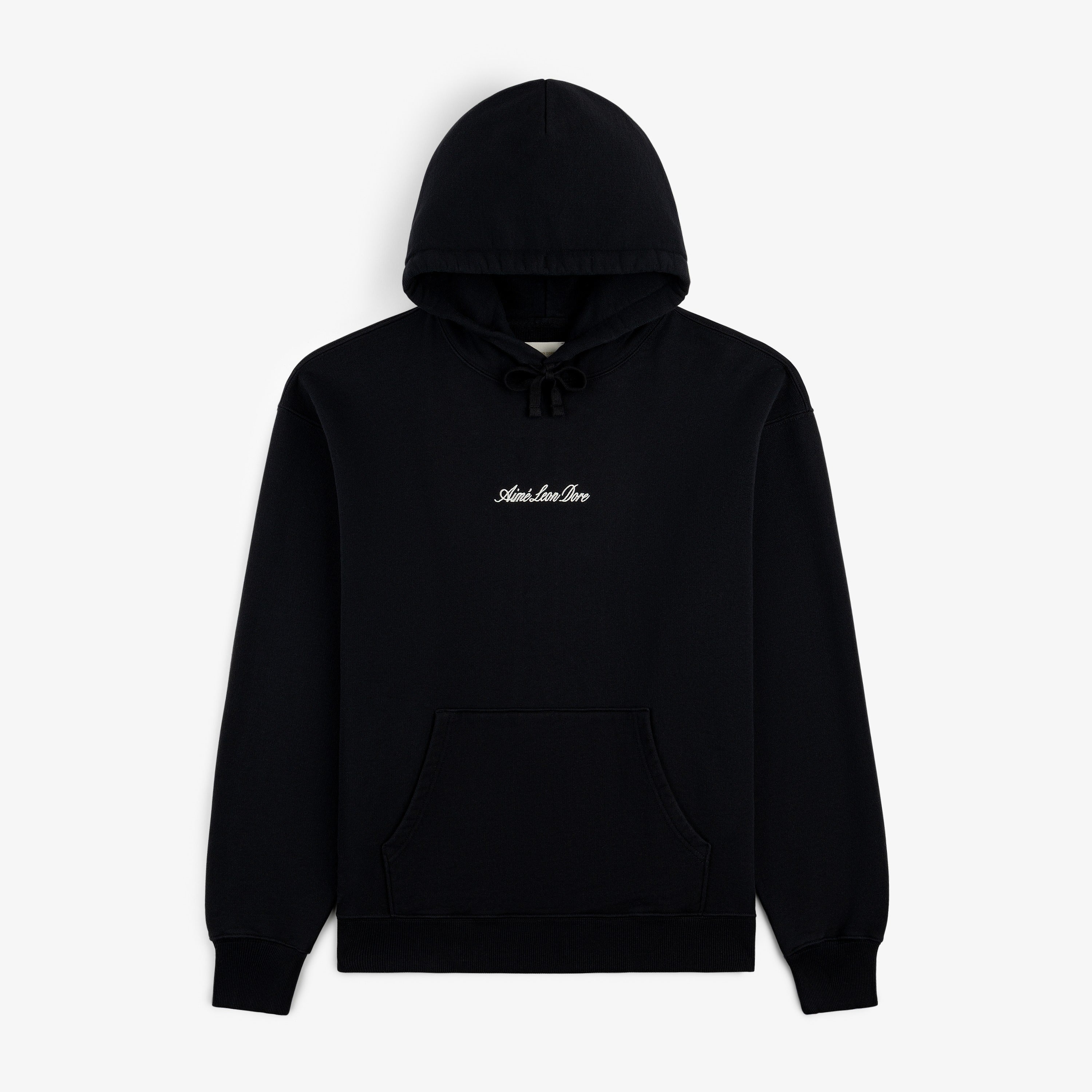 aim-leon-dore-embroidered-logo-hoodie-schwarz-530-gsm image 1