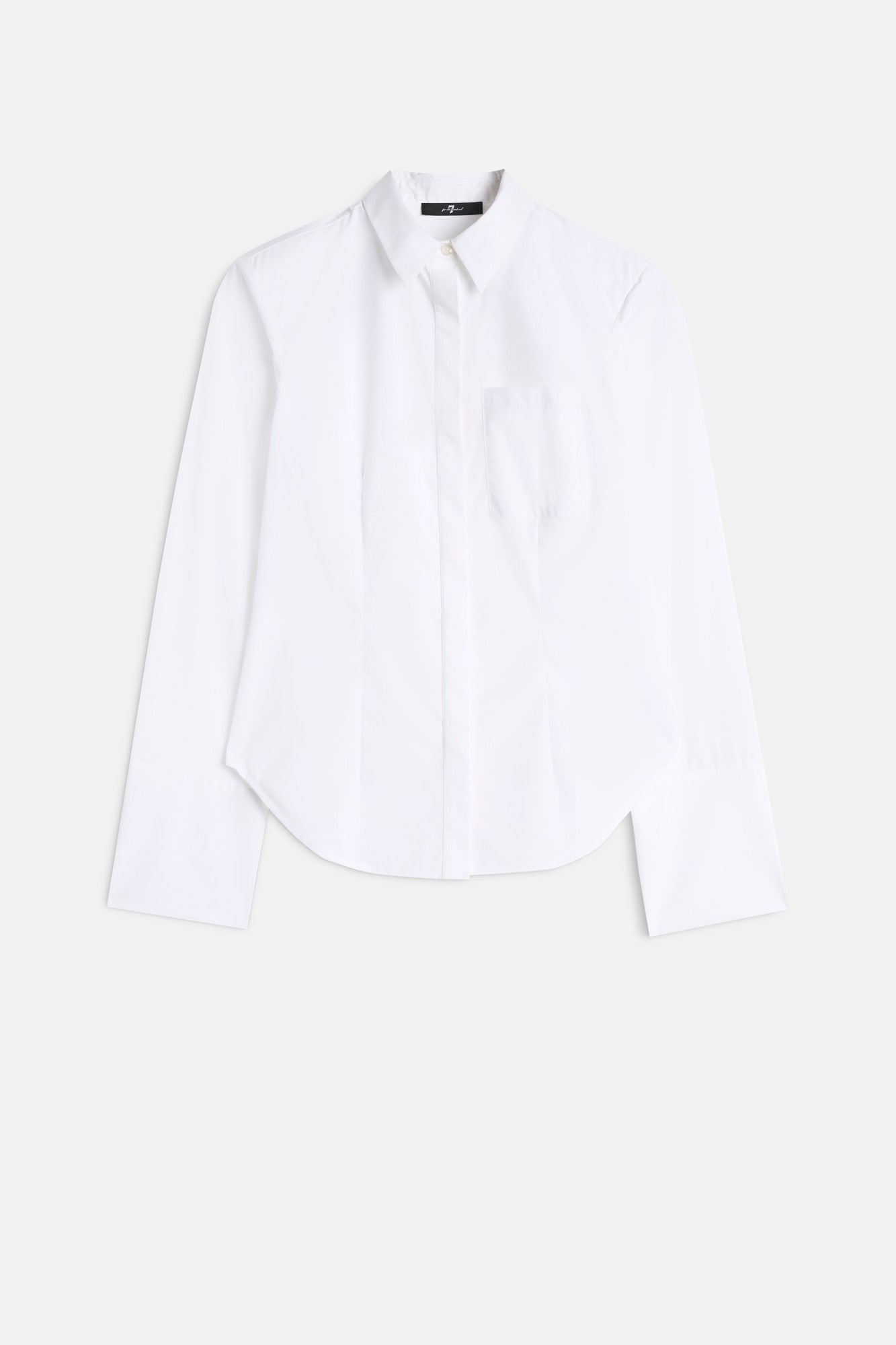 7-for-all-mankind-poplin-fitted-shirt-white-damen image 1