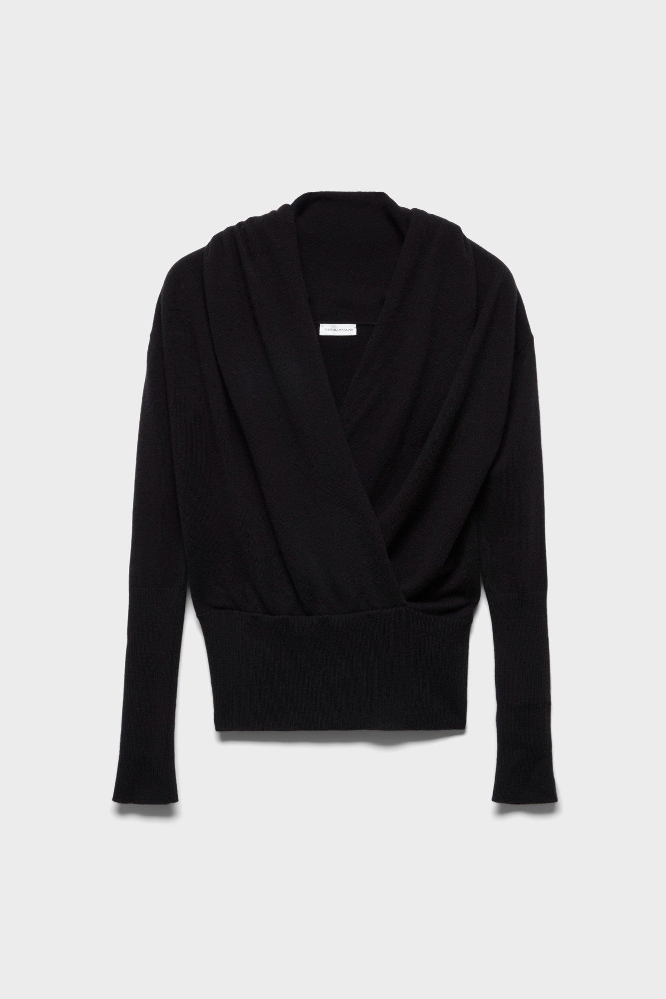 7-for-all-mankind-wrap-v-neck-sweater-wool-eclipse-wickelpullover-damen image 1